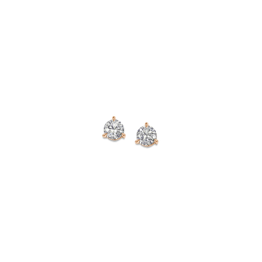 The 3mm Round Diamond Stud Earrings by East London jeweller Rachel Boston | Discover our collections of unique and timeless engagement rings, wedding rings, and modern fine jewellery.