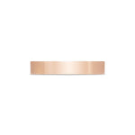Polish Finish Flat Wedding Band - 4mm