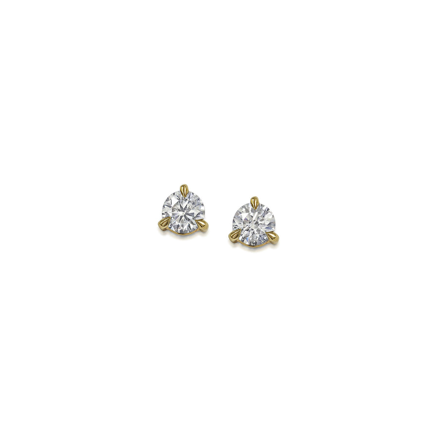 The 4mm Round Diamond Stud Earrings by East London jeweller Rachel Boston | Discover our collections of unique and timeless engagement rings, wedding rings, and modern fine jewellery. - Rachel Boston Jewellery