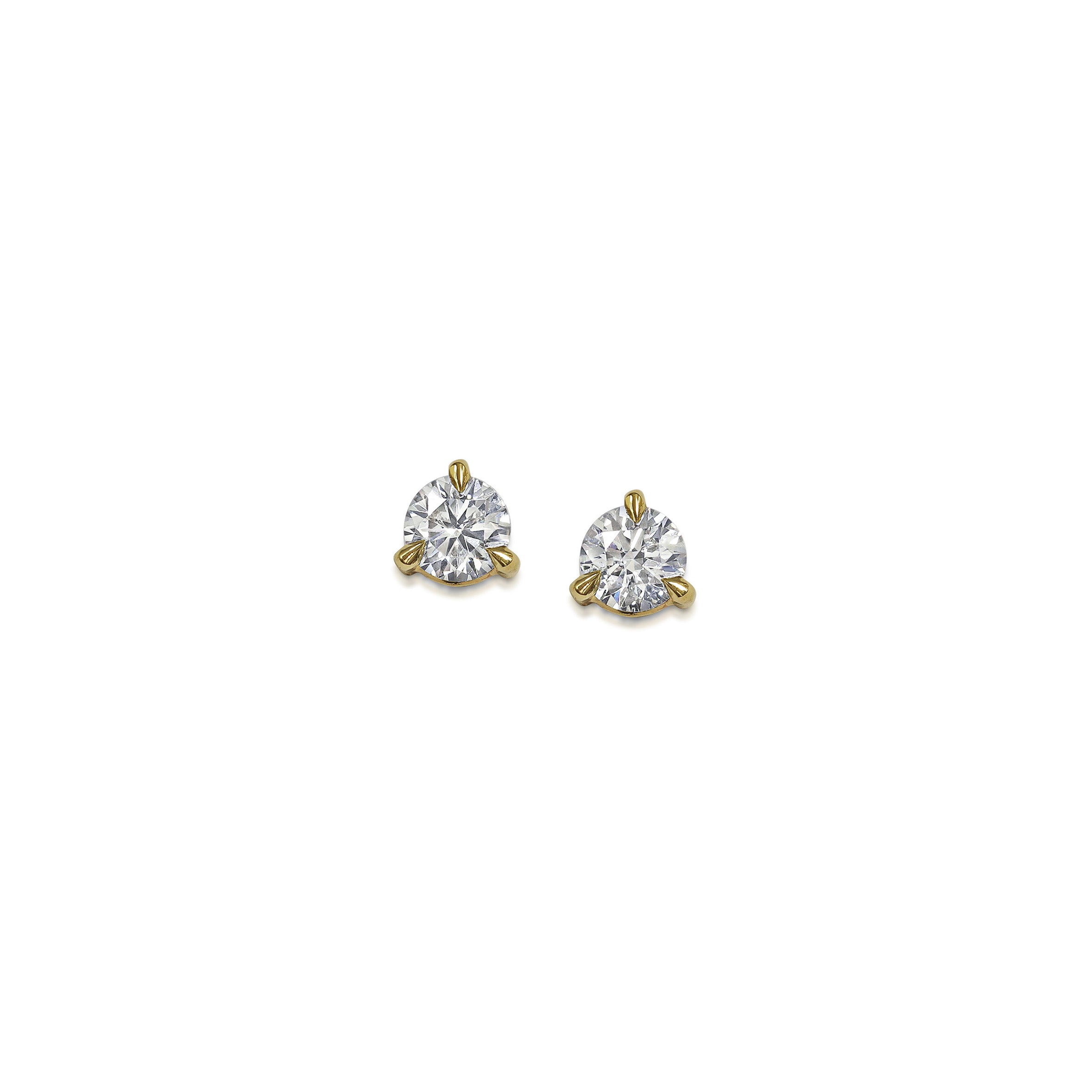 The 4mm Round Diamond Stud Earrings by East London jeweller Rachel Boston | Discover our collections of unique and timeless engagement rings, wedding rings, and modern fine jewellery.