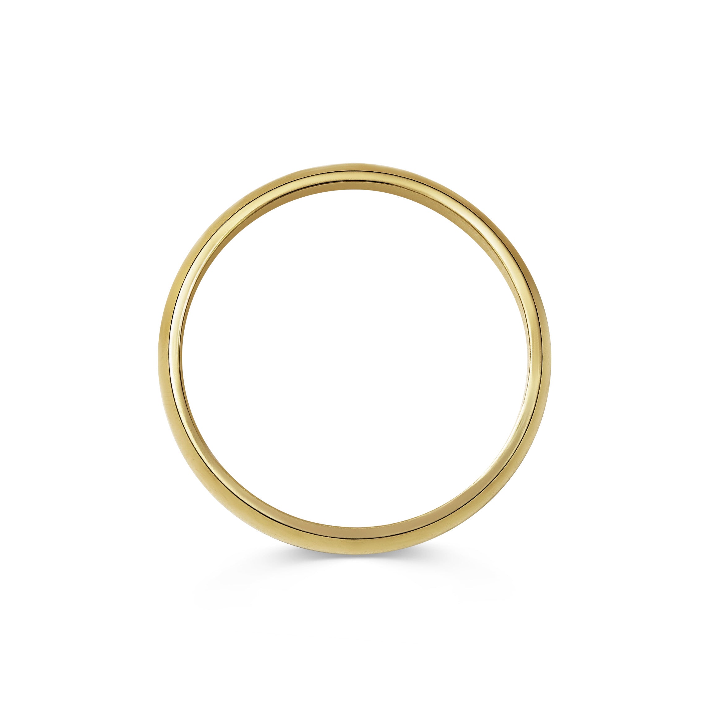 The Matte Finish D Shape Wedding Band - 5mm by East London jeweller Rachel Boston | Discover our collections of unique and timeless engagement rings, wedding rings, and modern fine jewellery.