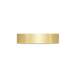 Polish Finish Flat Wedding Band - 5mm