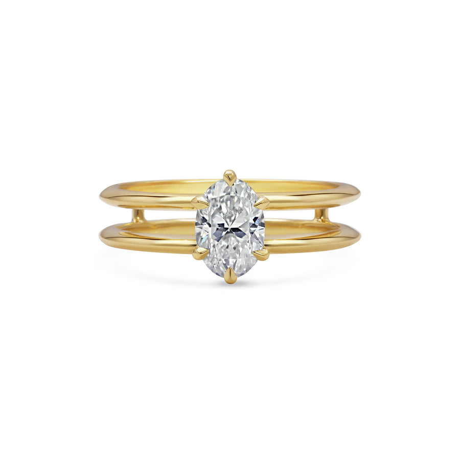 The Adelia Ring by East London jeweller Rachel Boston | Discover our collections of unique and timeless engagement rings, wedding rings, and modern fine jewellery. - Rachel Boston Jewellery