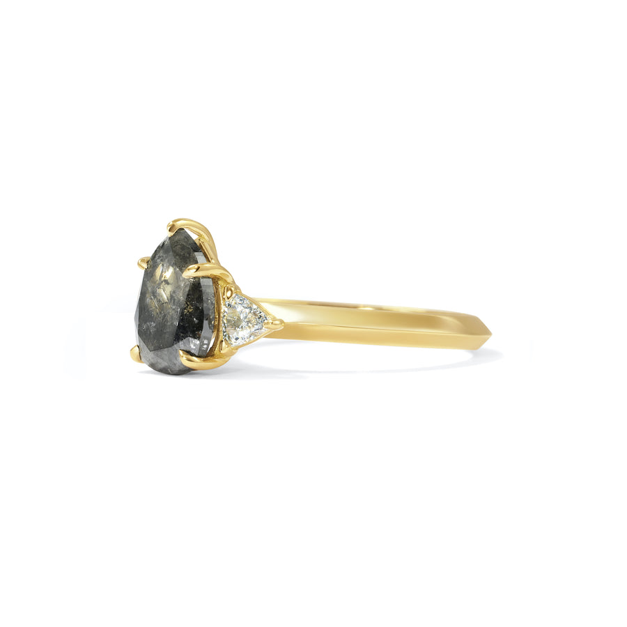 The X - Adrastea Ring by East London jeweller Rachel Boston | Discover our collections of unique and timeless engagement rings, wedding rings, and modern fine jewellery. - Rachel Boston Jewellery