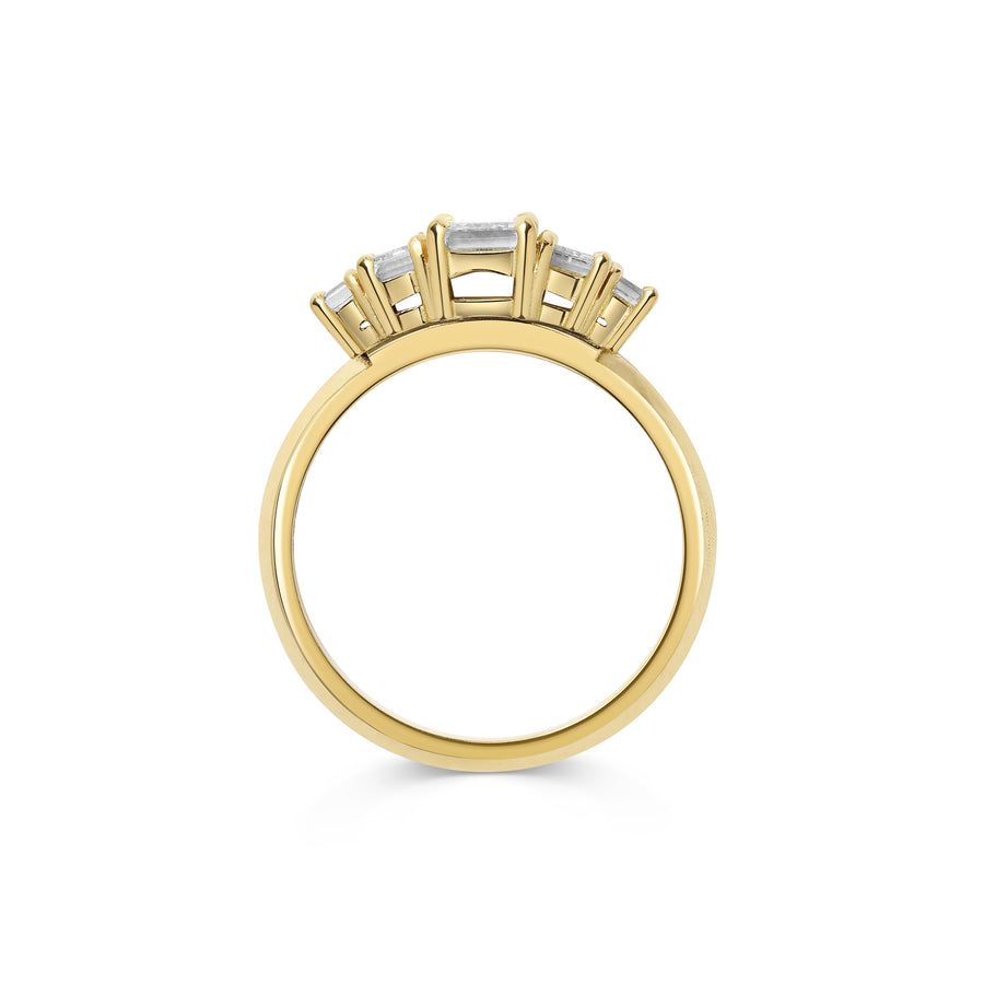 The X - Agnes Ring by East London jeweller Rachel Boston | Discover our collections of unique and timeless engagement rings, wedding rings, and modern fine jewellery. - Rachel Boston Jewellery