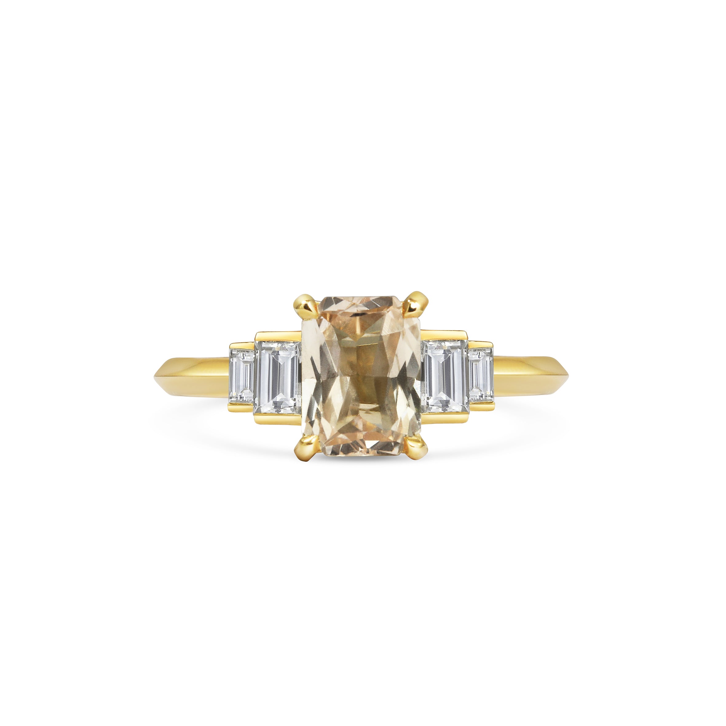 The X - Amacuro Ring by East London jeweller Rachel Boston | Discover our collections of unique and timeless engagement rings, wedding rings, and modern fine jewellery.