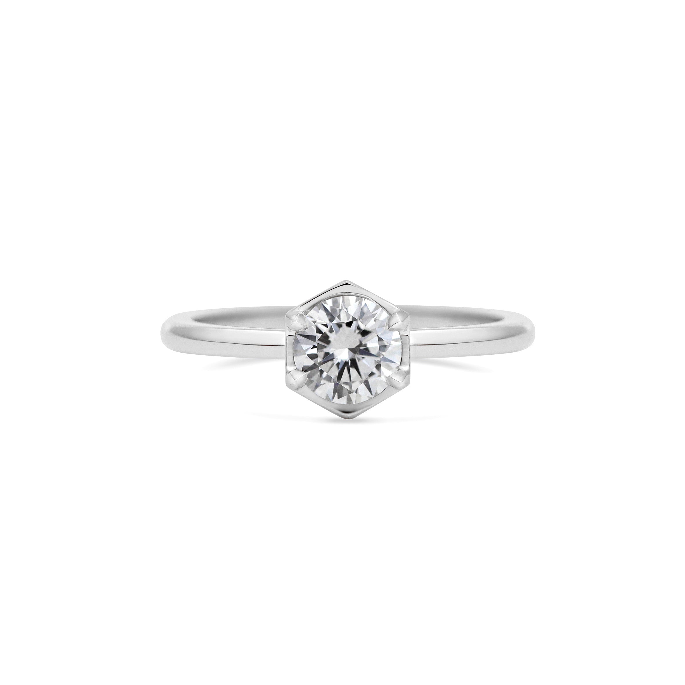 The Aquila Ring by East London jeweller Rachel Boston | Discover our collections of unique and timeless engagement rings, wedding rings, and modern fine jewellery.