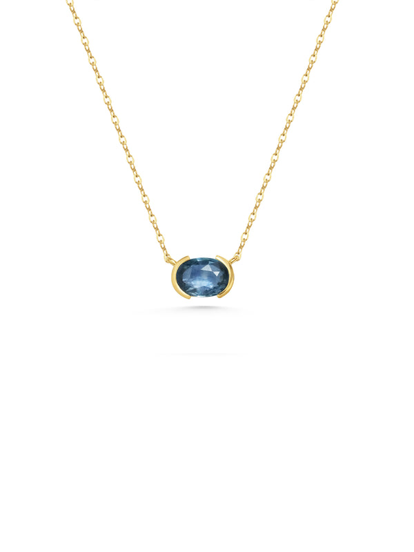 X - Arbus Necklace- 1.02ct Blue - Rachel Boston Jewellery