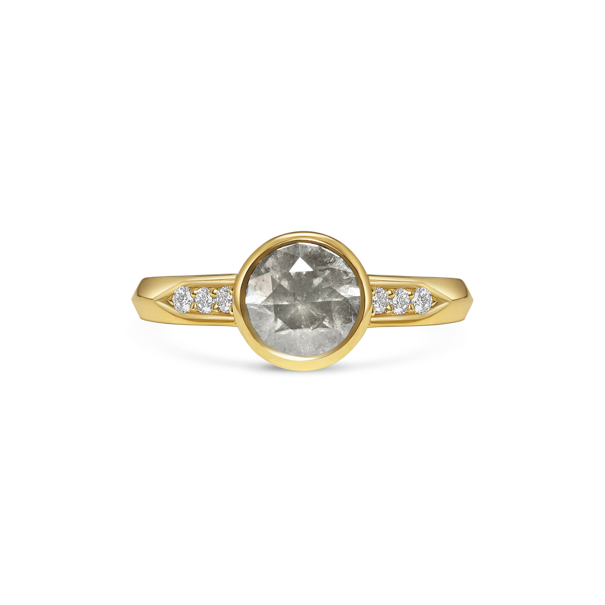 The Aurelia Ring by East London jeweller Rachel Boston | Discover our collections of unique and timeless engagement rings, wedding rings, and modern fine jewellery.