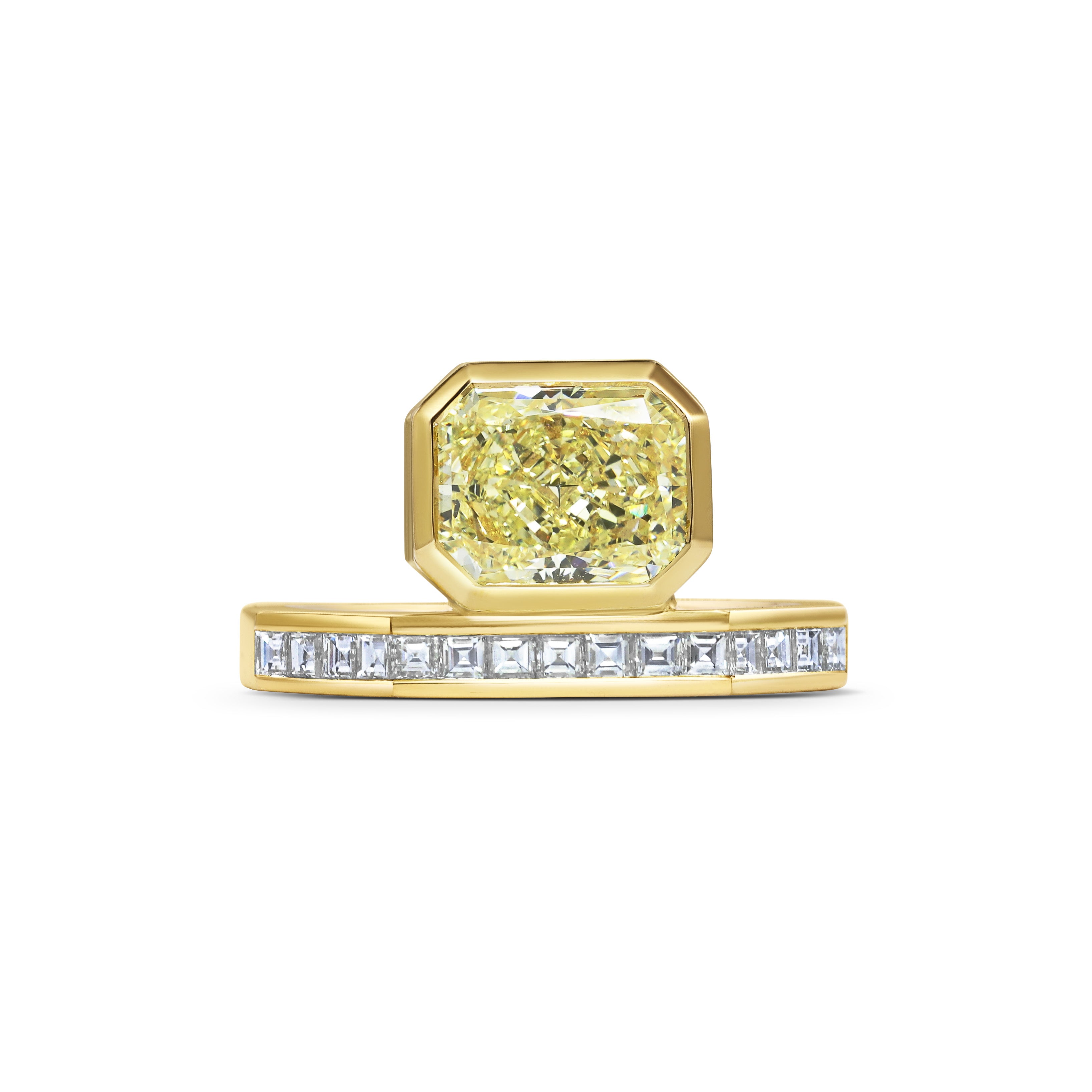 The X - Aurora Ring by East London jeweller Rachel Boston | Discover our collections of unique and timeless engagement rings, wedding rings, and modern fine jewellery.