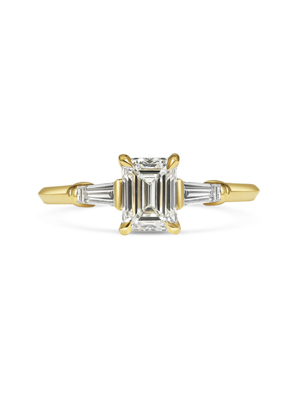 Bette Ring - Emerald Cut 0.90ct - In Stock - Rachel Boston Jewellery