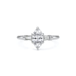 Bette Ring - Marquise Cut