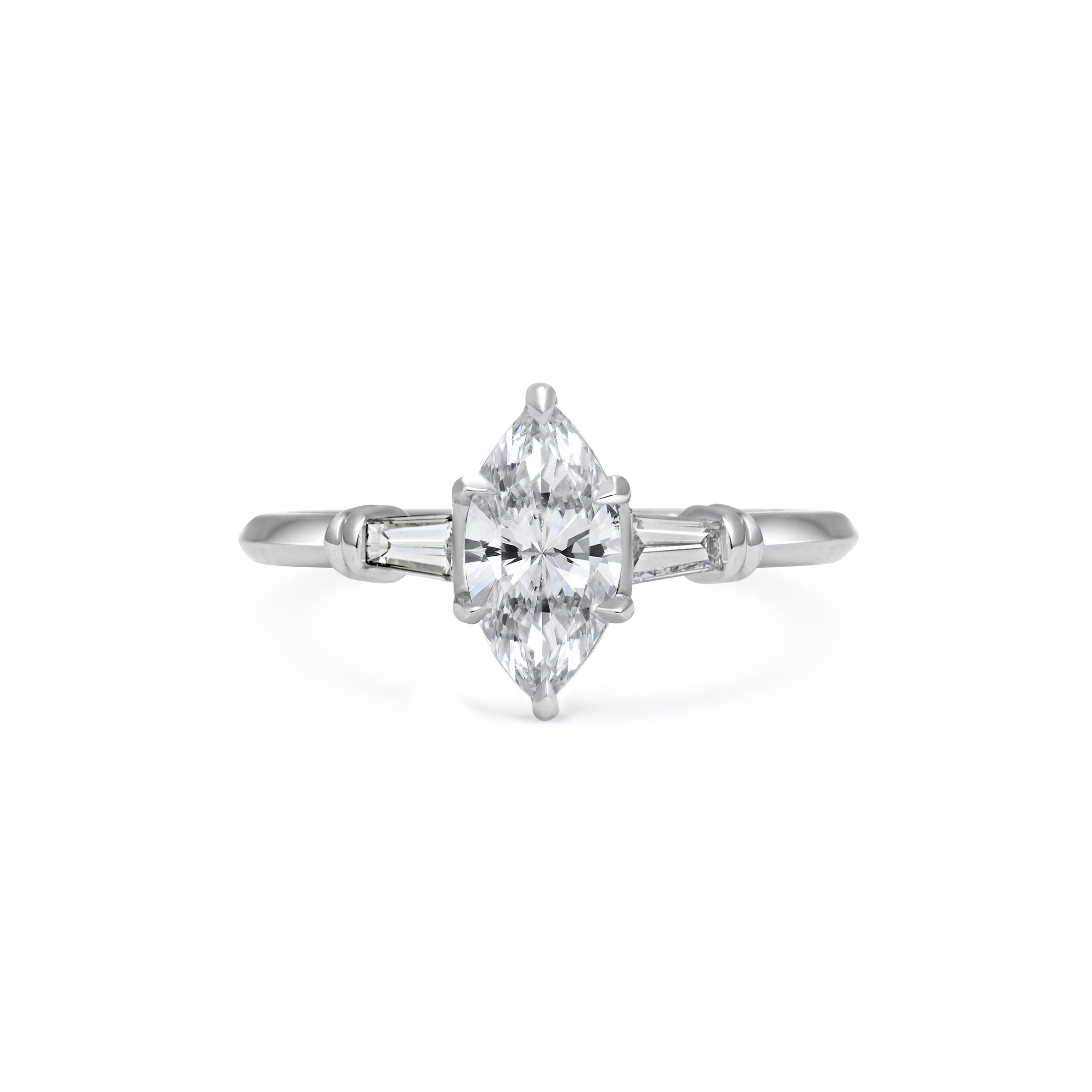 The Bette Ring - Marquise Cut by East London jeweller Rachel Boston | Discover our collections of unique and timeless engagement rings, wedding rings, and modern fine jewellery.