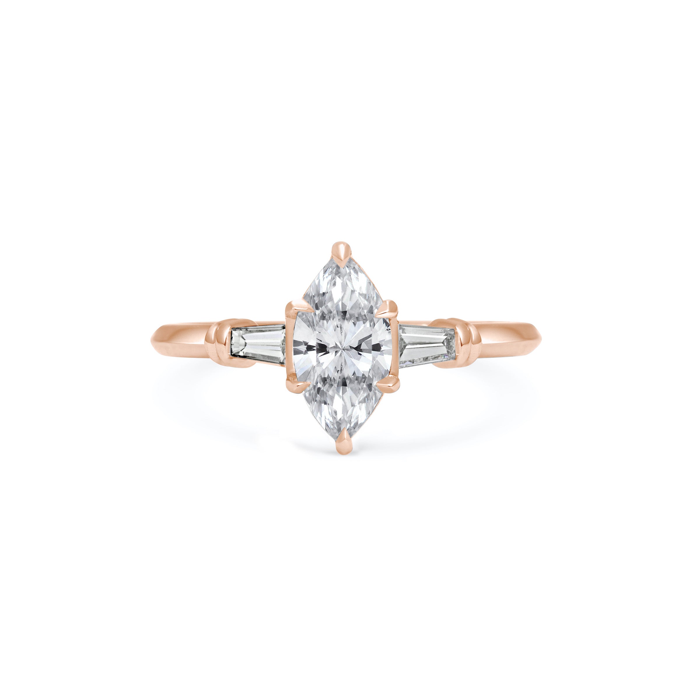 The Bette Ring - Marquise Cut by East London jeweller Rachel Boston | Discover our collections of unique and timeless engagement rings, wedding rings, and modern fine jewellery.