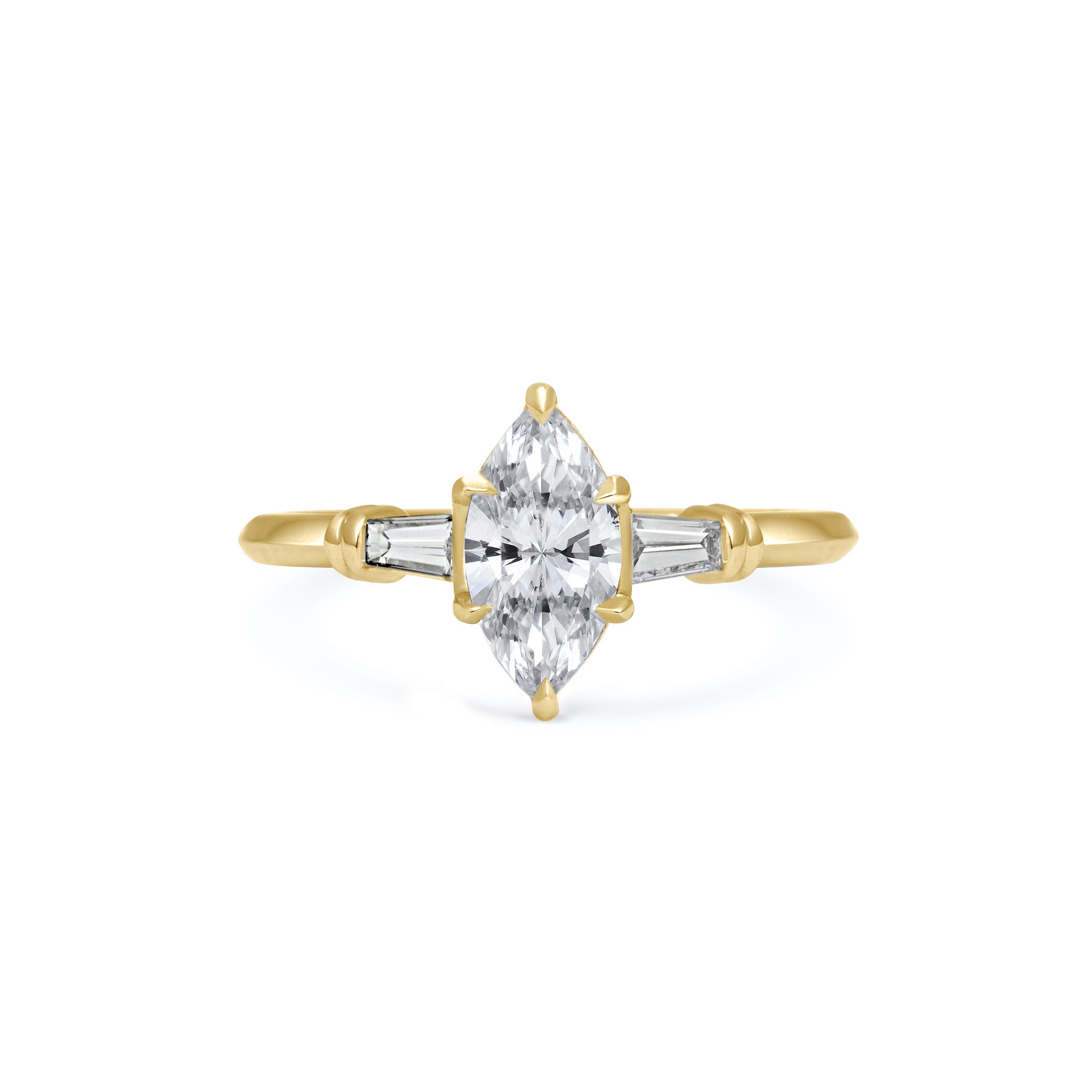 The Bette Ring - Marquise Cut by East London jeweller Rachel Boston | Discover our collections of unique and timeless engagement rings, wedding rings, and modern fine jewellery.