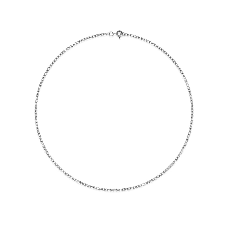 The Boston Angle Filed Chain  16" / 40cm by East London jeweller Rachel Boston | Discover our collections of unique and timeless engagement rings, wedding rings, and modern fine jewellery. - Rachel Boston Jewellery