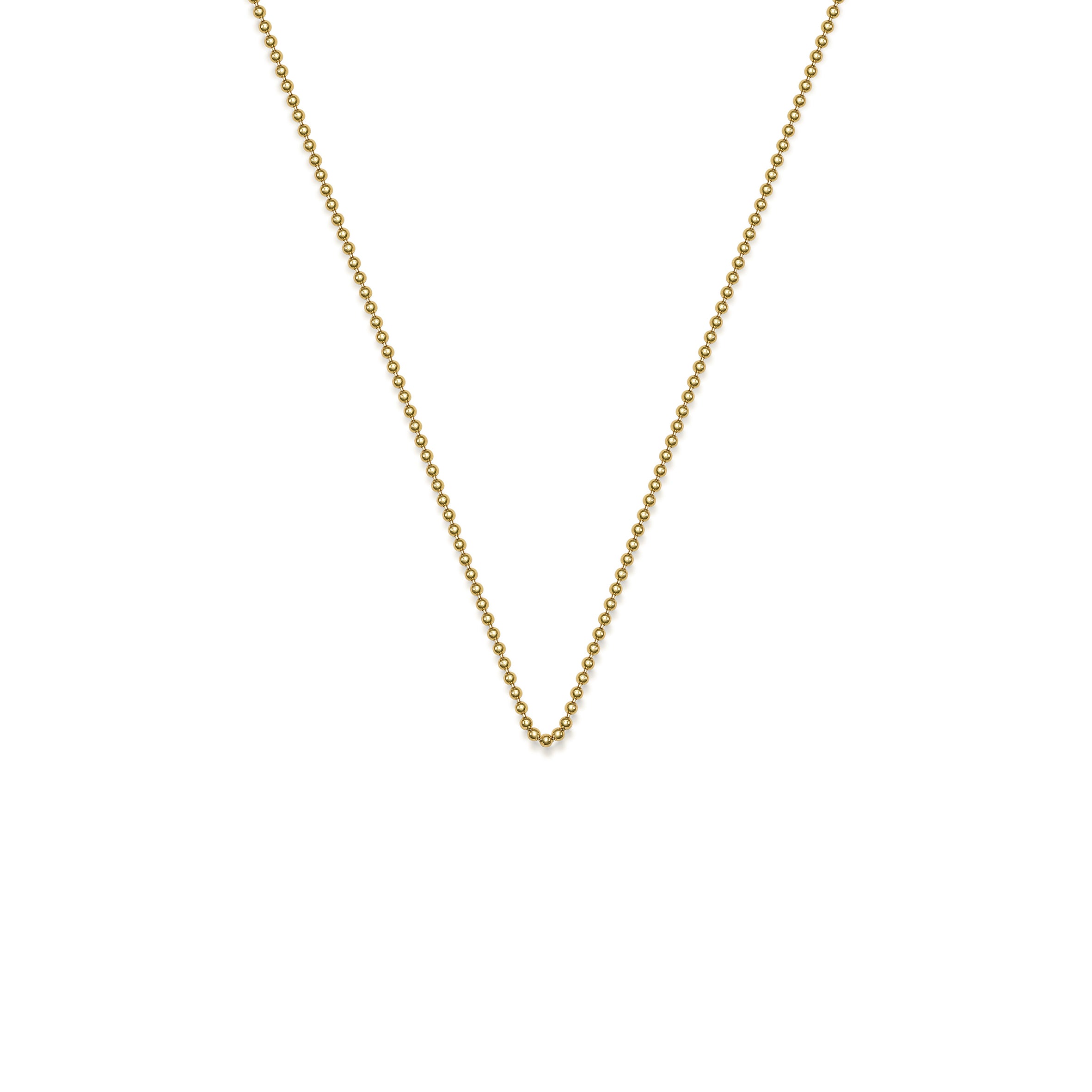 The Boston Bead Chain by East London jeweller Rachel Boston | Discover our collections of unique and timeless engagement rings, wedding rings, and modern fine jewellery.