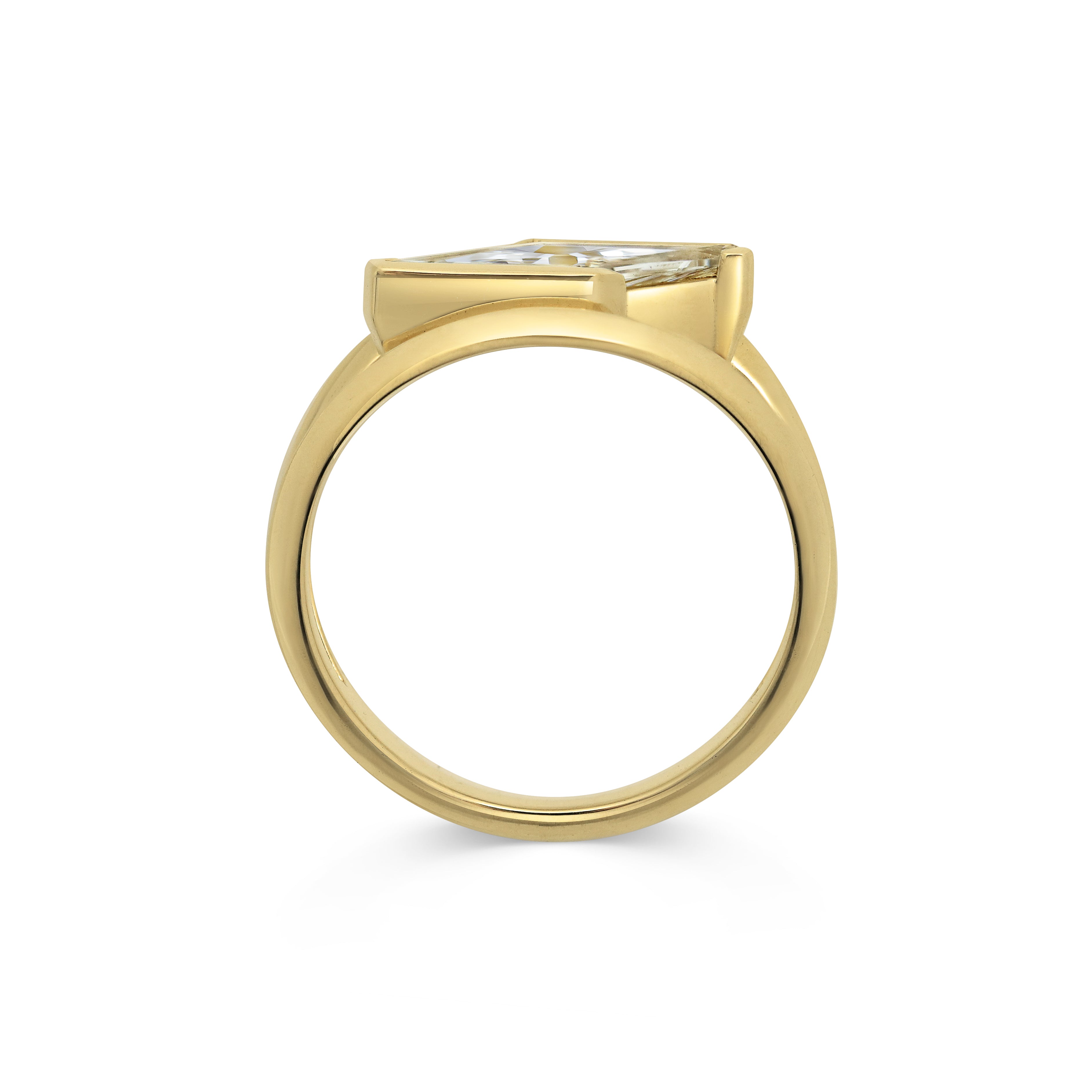 The Breeze Ring by East London jeweller Rachel Boston | Discover our collections of unique and timeless engagement rings, wedding rings, and modern fine jewellery.