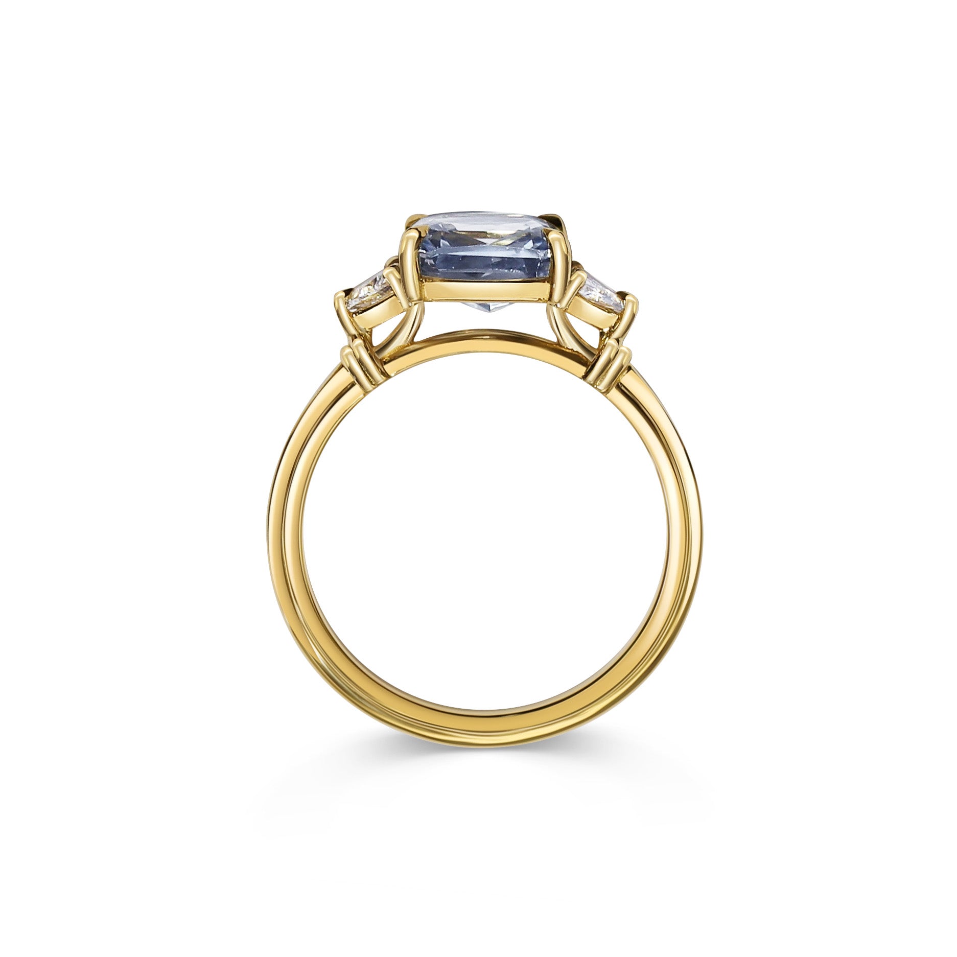 The X - Caparo Ring by East London jeweller Rachel Boston | Discover our collections of unique and timeless engagement rings, wedding rings, and modern fine jewellery.