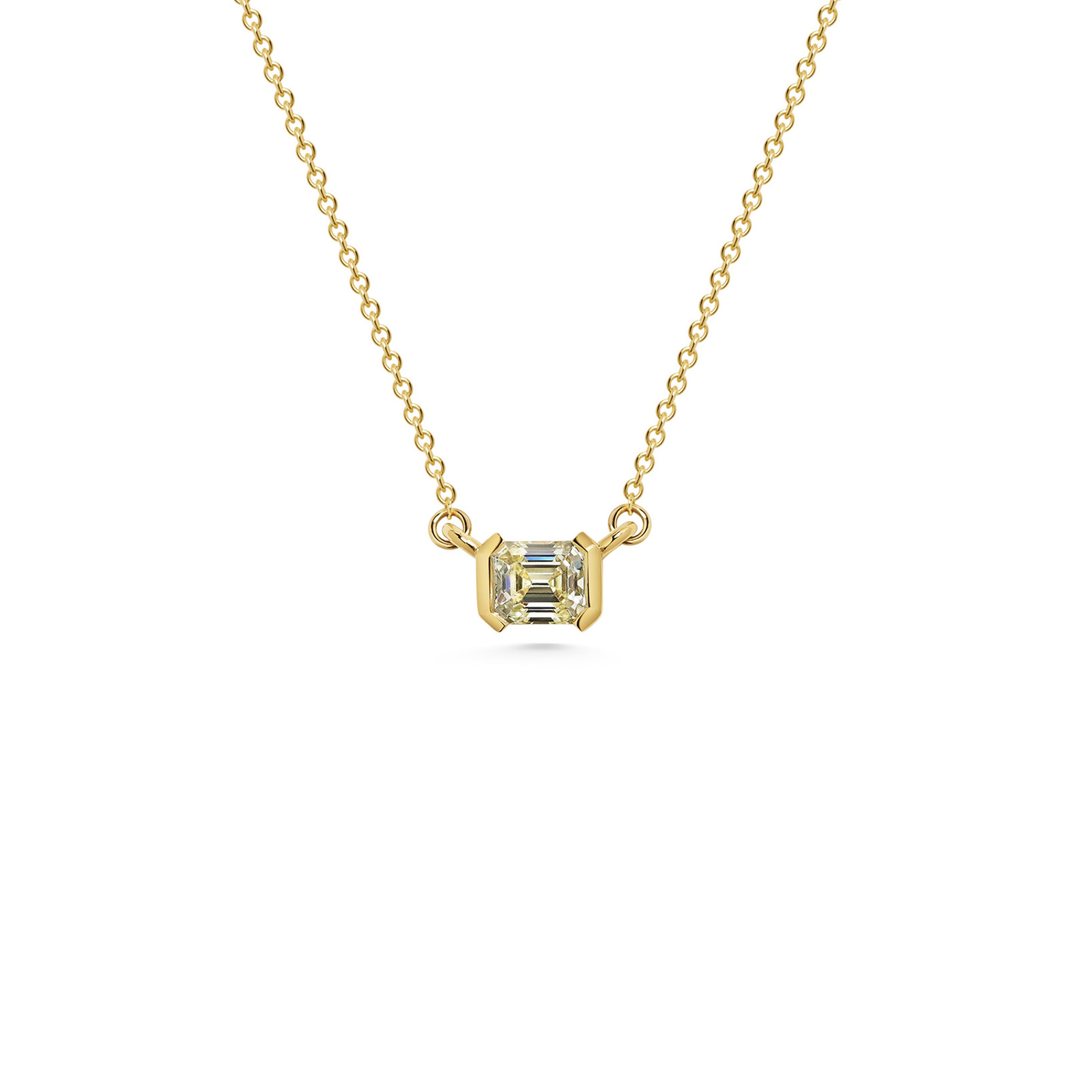 The X - Carrington Necklace - 0.36ct by East London jeweller Rachel Boston | Discover our collections of unique and timeless engagement rings, wedding rings, and modern fine jewellery.