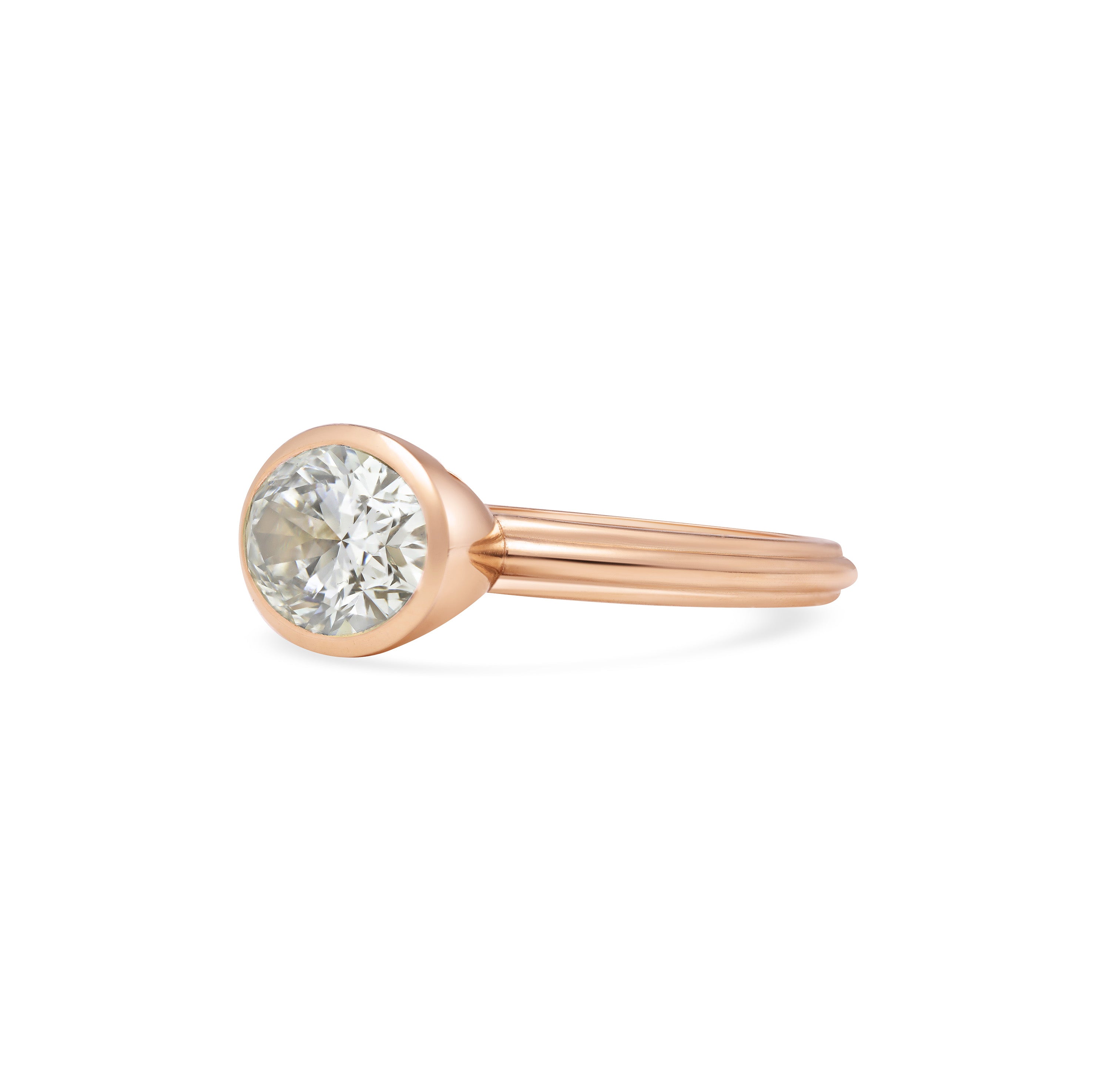 The Celeste Ring by East London jeweller Rachel Boston | Discover our collections of unique and timeless engagement rings, wedding rings, and modern fine jewellery.