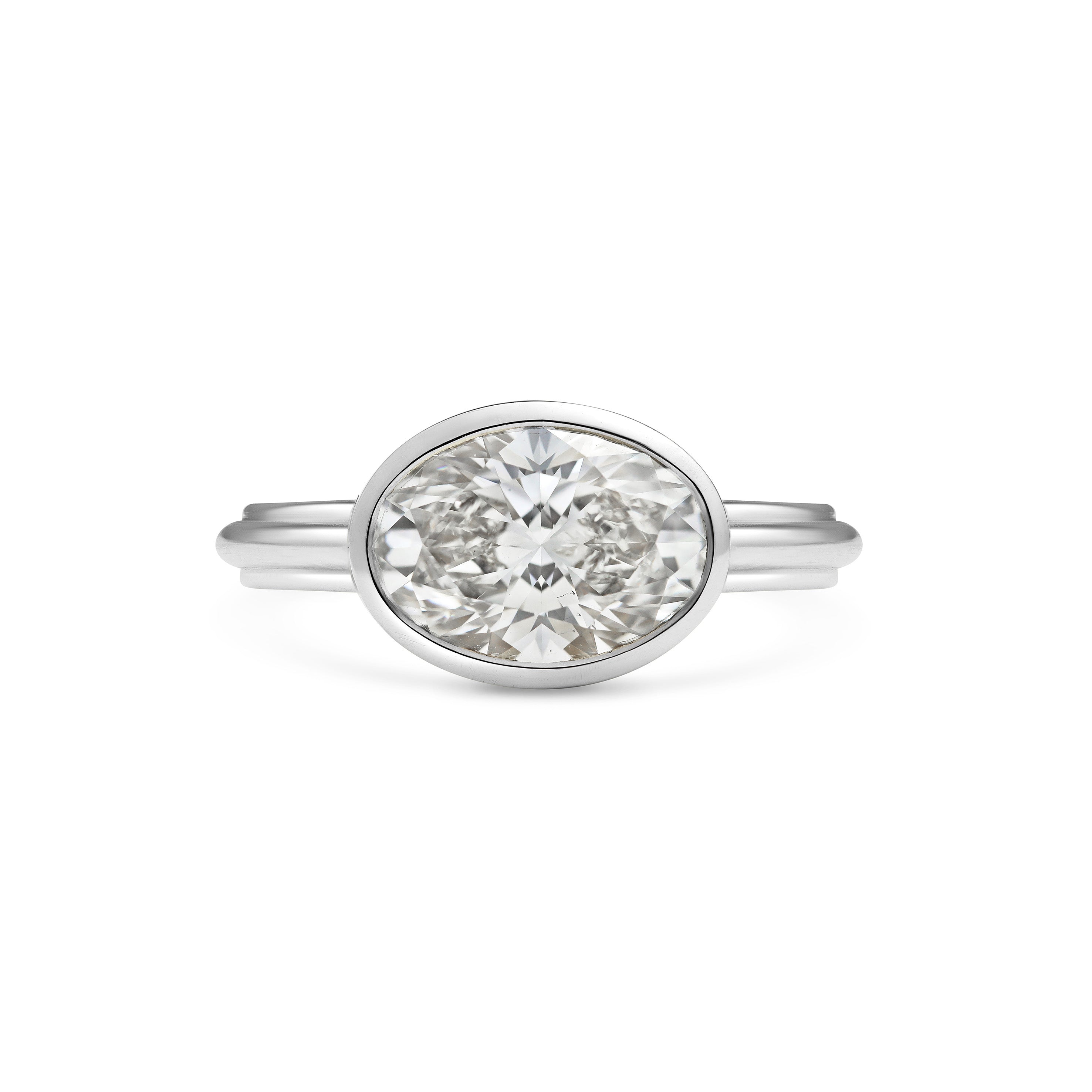 The Celeste Ring by East London jeweller Rachel Boston | Discover our collections of unique and timeless engagement rings, wedding rings, and modern fine jewellery.
