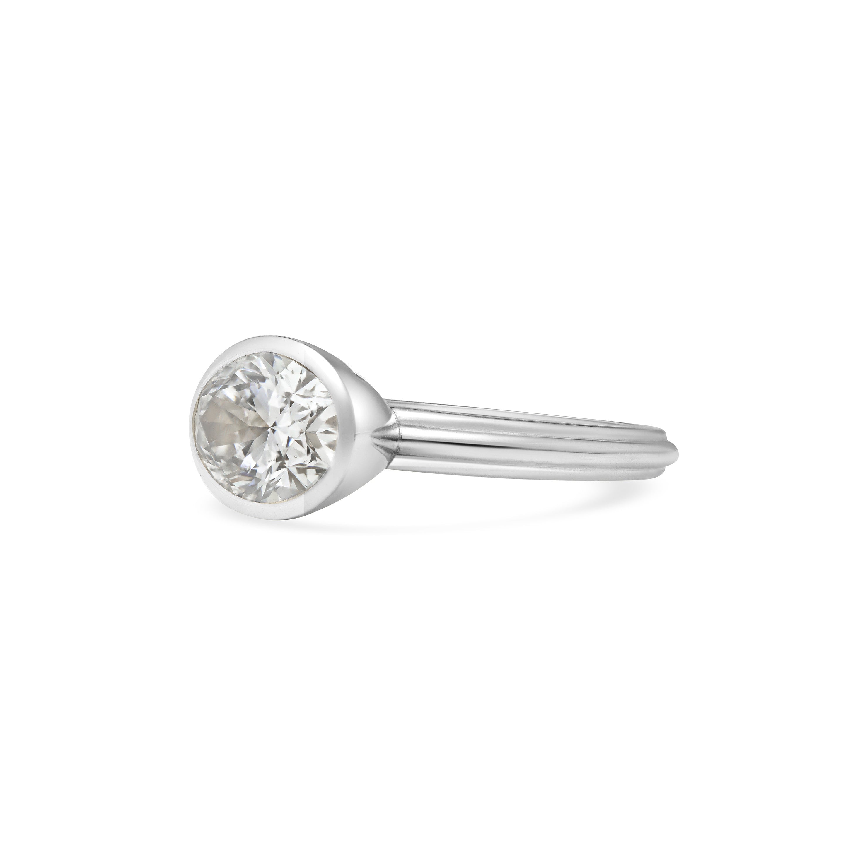 The Celeste Ring by East London jeweller Rachel Boston | Discover our collections of unique and timeless engagement rings, wedding rings, and modern fine jewellery.