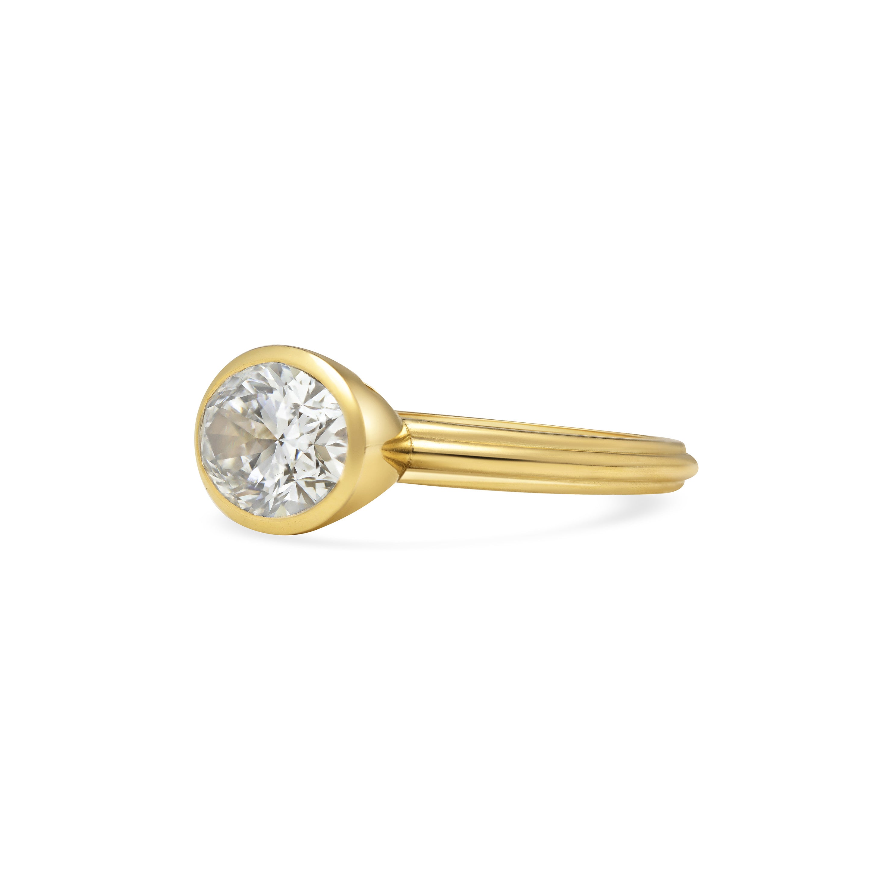 The Celeste Ring by East London jeweller Rachel Boston | Discover our collections of unique and timeless engagement rings, wedding rings, and modern fine jewellery.