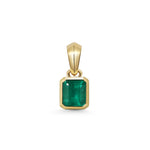 X - Chunky Charm Pendant - Emerald 2.42ct