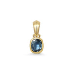 X - Chunky Charm Pendant - Sapphire 1.73ct
