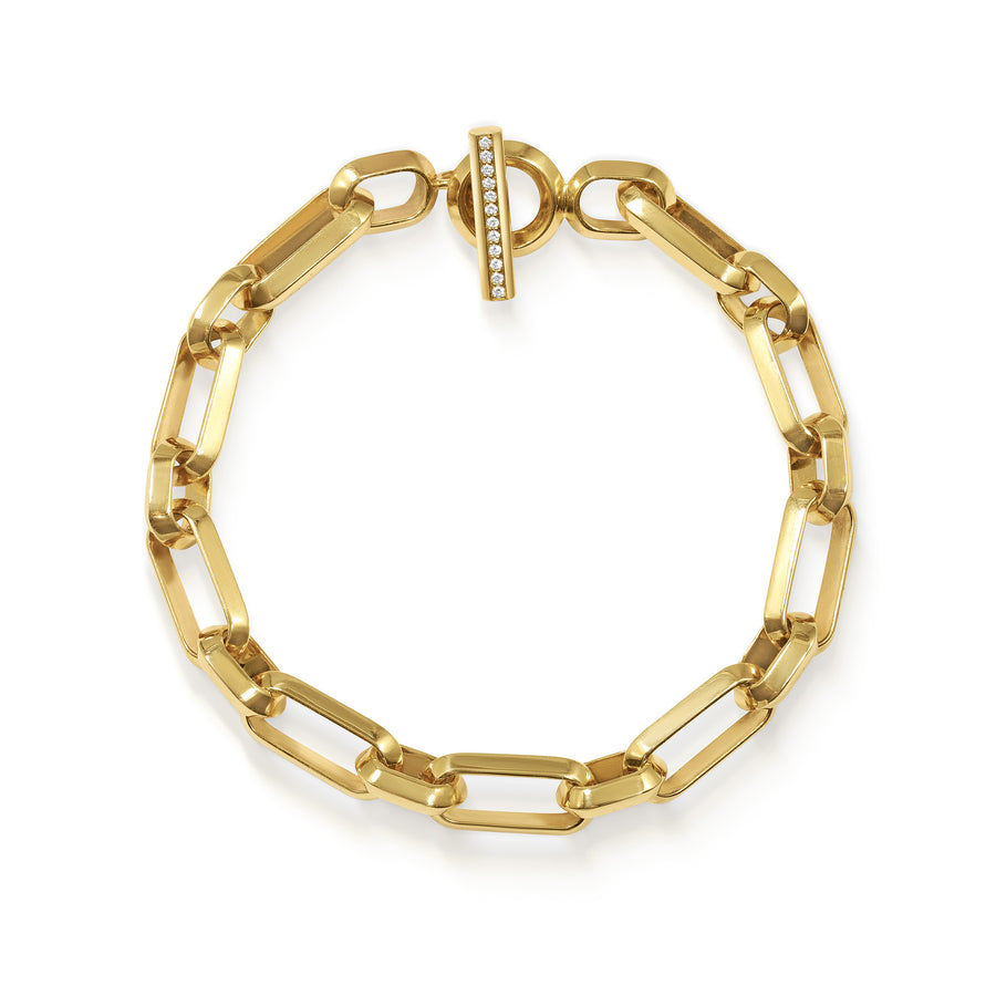 The Chunky Knife Edge Bracelet by East London jeweller Rachel Boston | Discover our collections of unique and timeless engagement rings, wedding rings, and modern fine jewellery. - Rachel Boston Jewellery