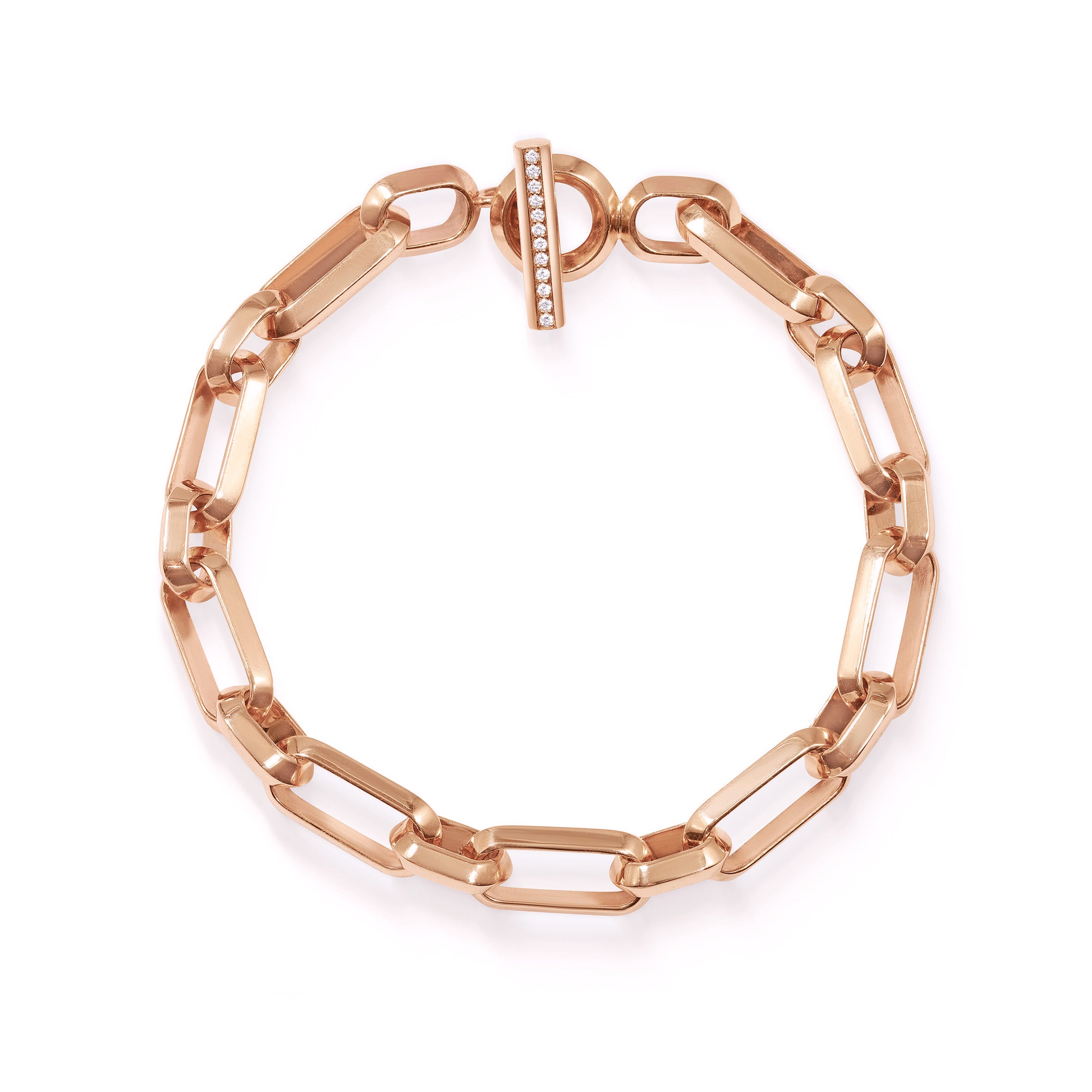 The Chunky Knife Edge Bracelet by East London jeweller Rachel Boston | Discover our collections of unique and timeless engagement rings, wedding rings, and modern fine jewellery.