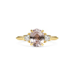 X - Clara Oval Ring - 1.46ct Pink
