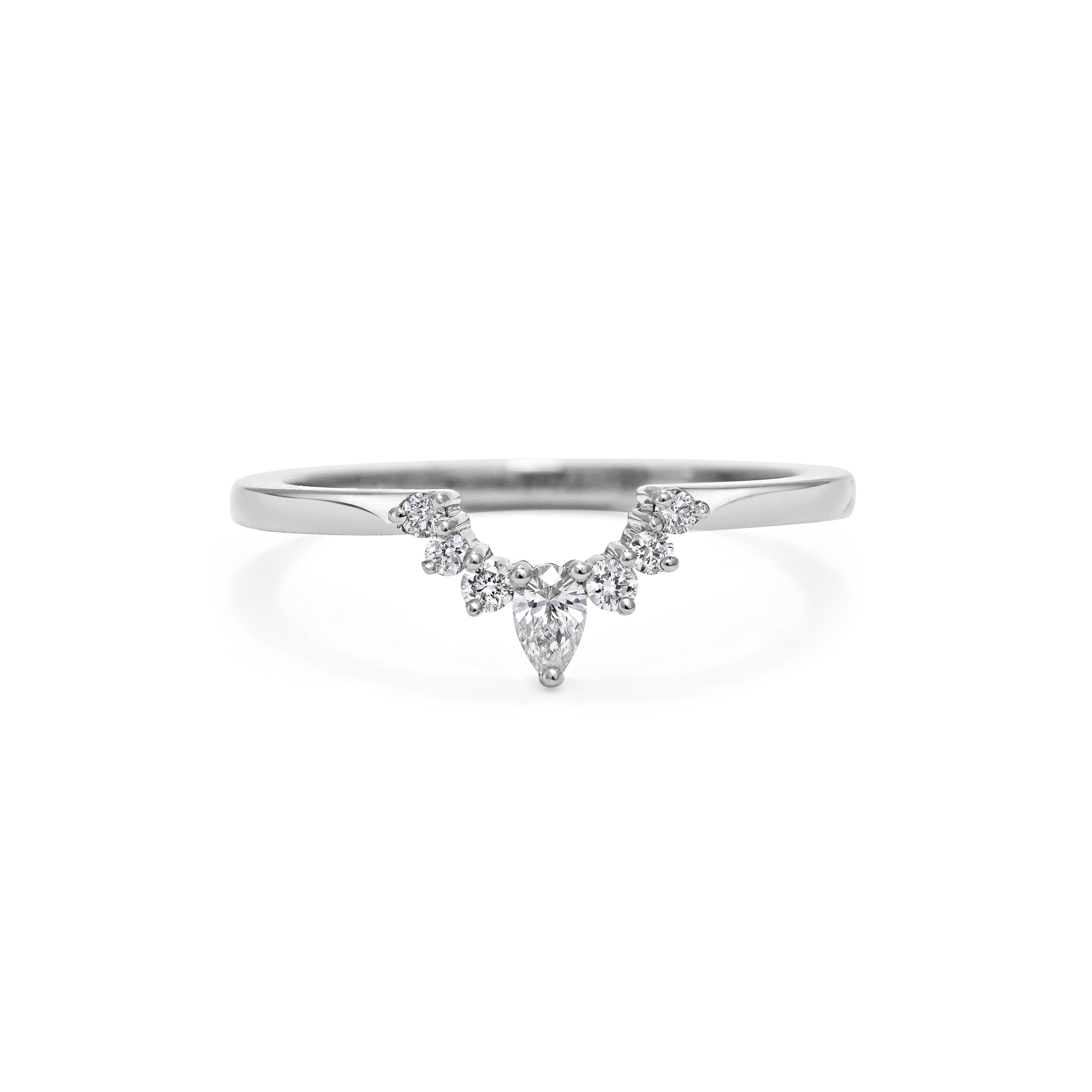 The Comet Encke Wedding Band by East London jeweller Rachel Boston | Discover our collections of unique and timeless engagement rings, wedding rings, and modern fine jewellery.