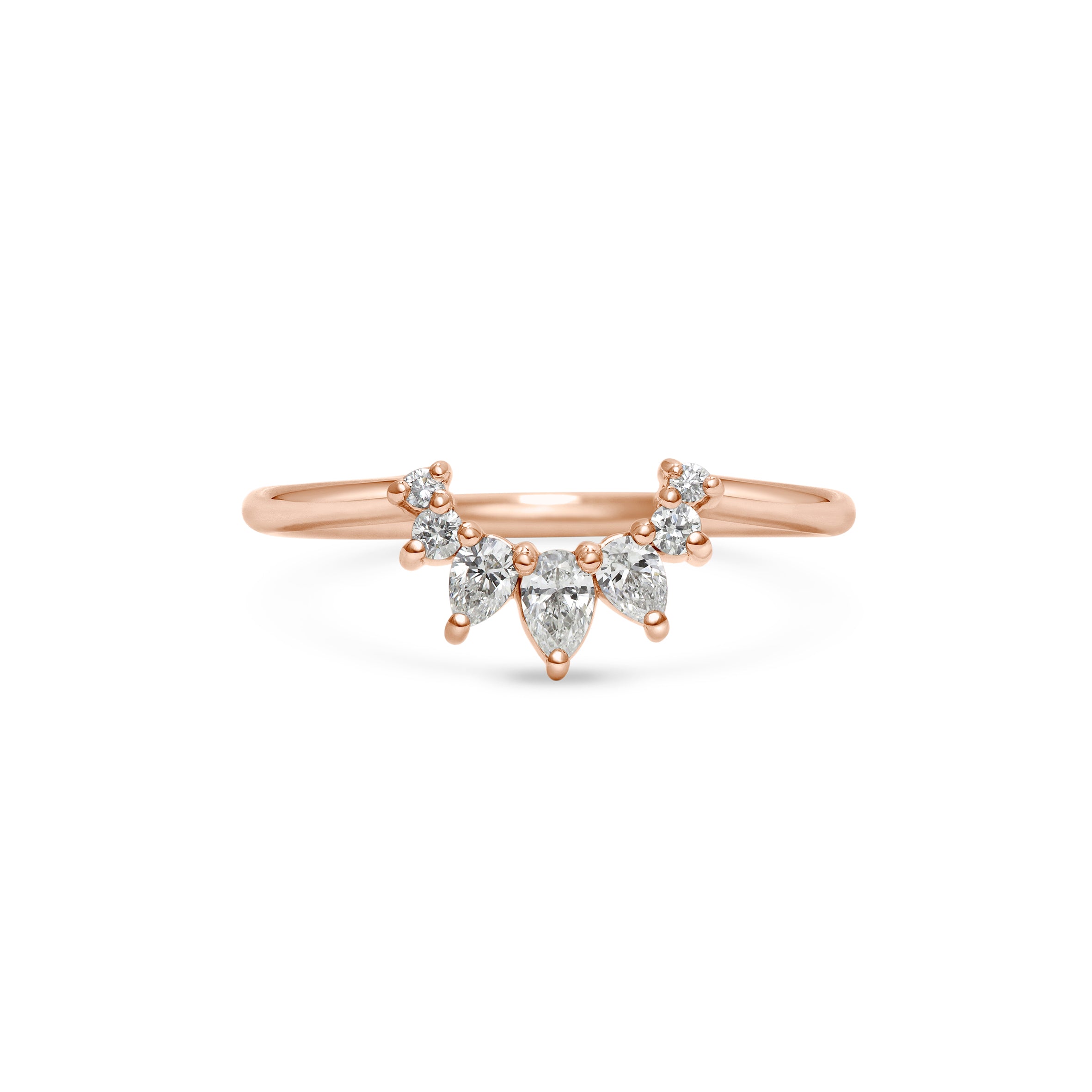 The Comet Hale Bopp Wedding Band by East London jeweller Rachel Boston | Discover our collections of unique and timeless engagement rings, wedding rings, and modern fine jewellery.