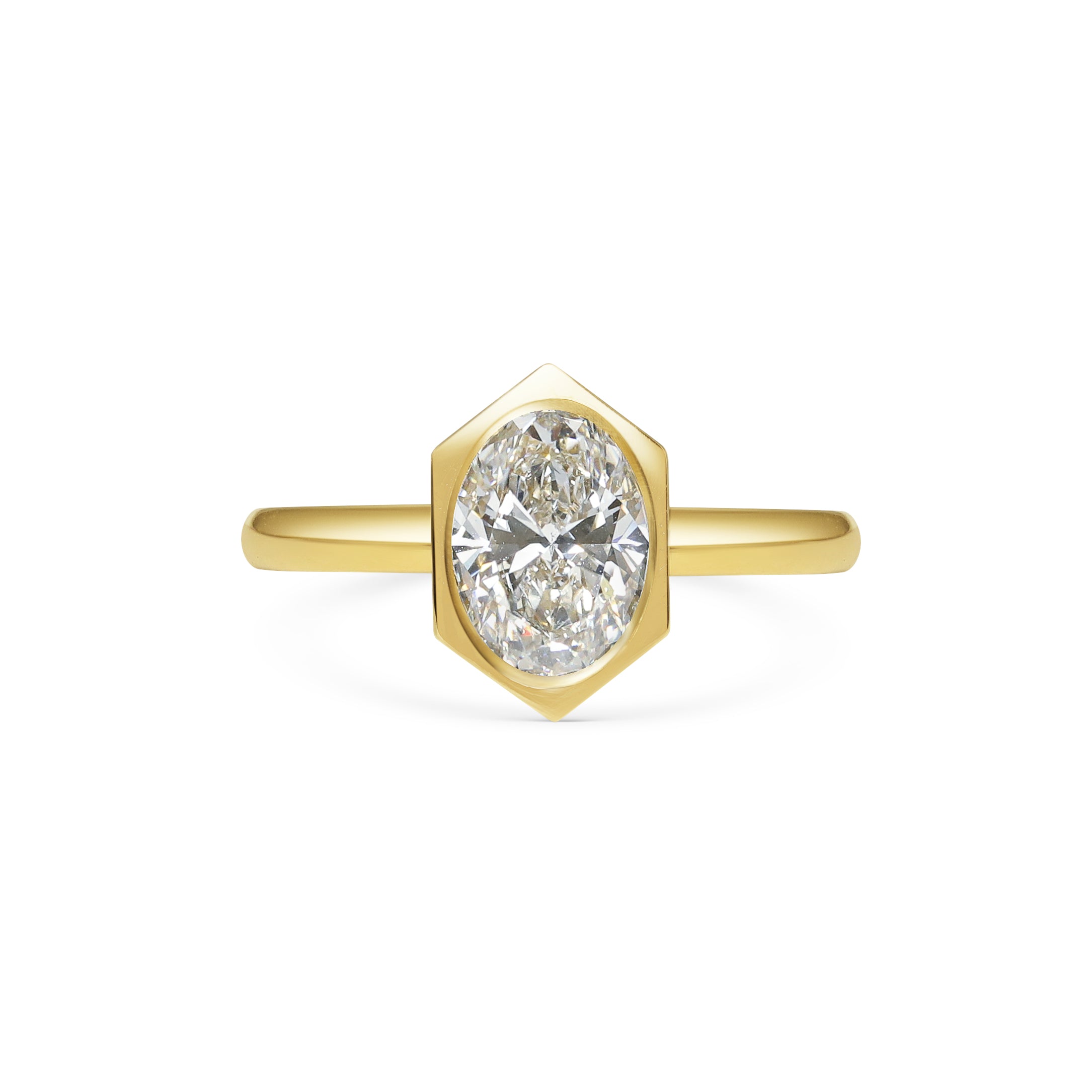 The Constance Ring by East London jeweller Rachel Boston | Discover our collections of unique and timeless engagement rings, wedding rings, and modern fine jewellery.