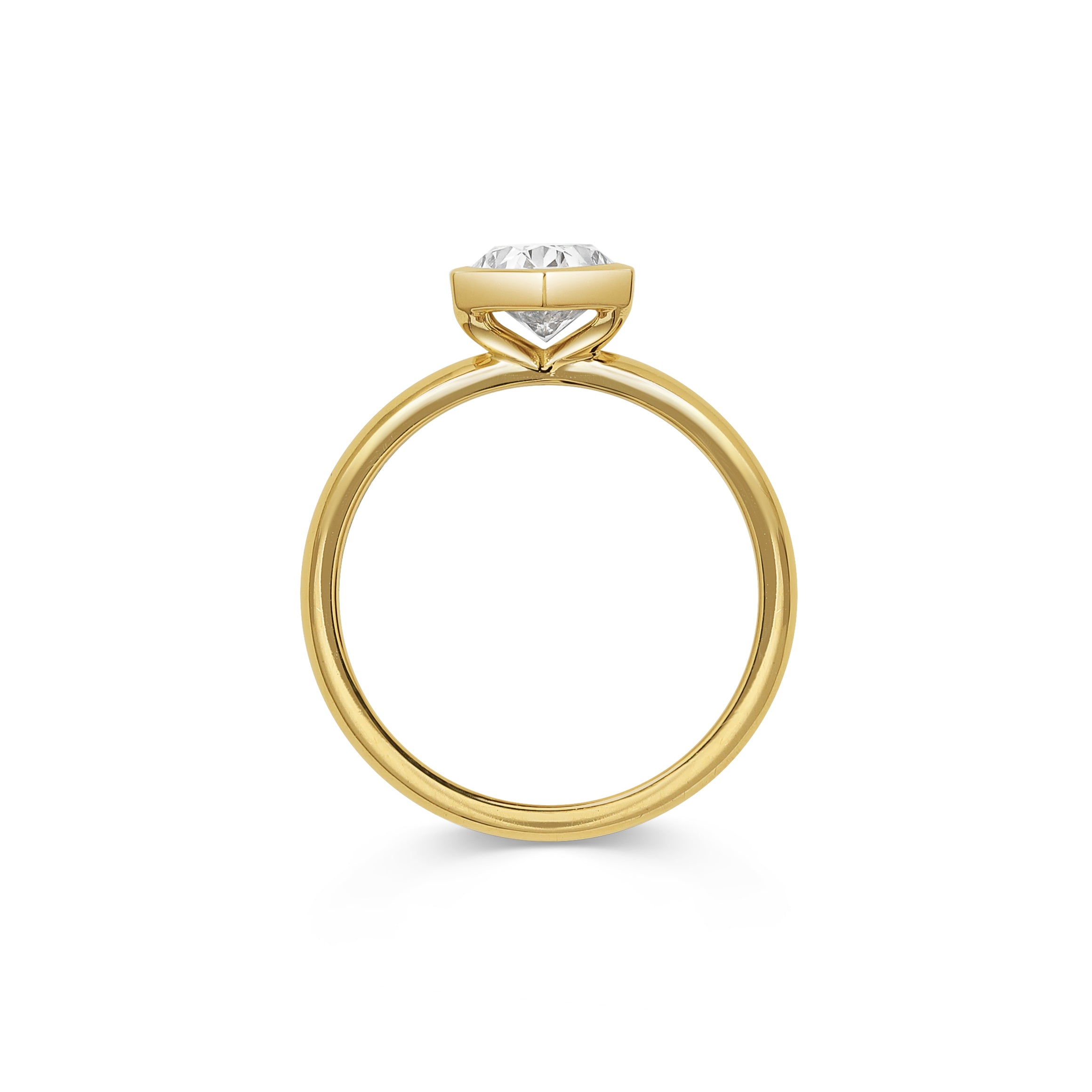 The Constance Ring by East London jeweller Rachel Boston | Discover our collections of unique and timeless engagement rings, wedding rings, and modern fine jewellery.
