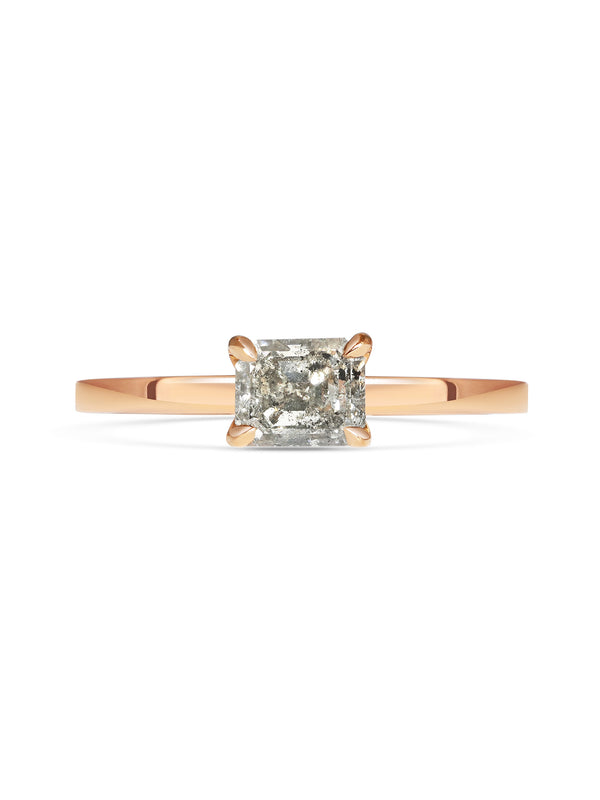 Contra Ring - 0.73ct Grey - Rachel Boston Jewellery