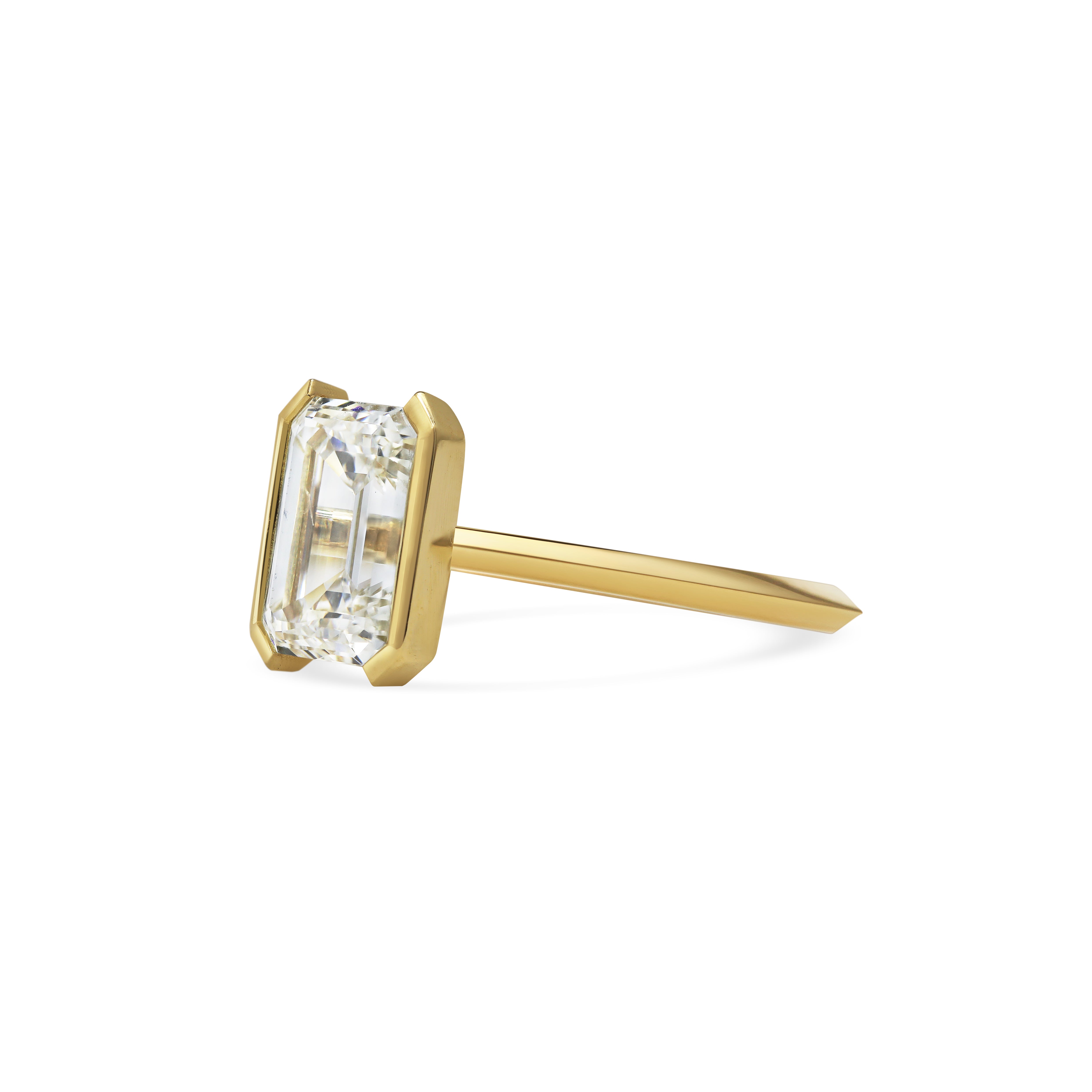 The Cora Ring by East London jeweller Rachel Boston | Discover our collections of unique and timeless engagement rings, wedding rings, and modern fine jewellery.