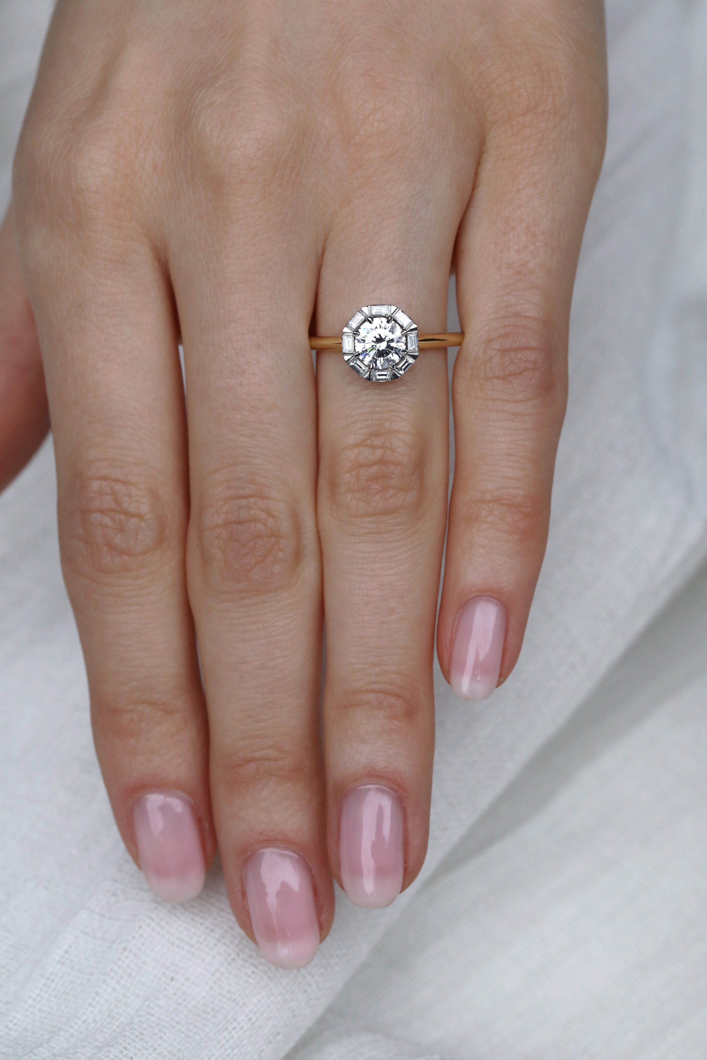 The Corvus Ring by East London jeweller Rachel Boston | Discover our collections of unique and timeless engagement rings, wedding rings, and modern fine jewellery.