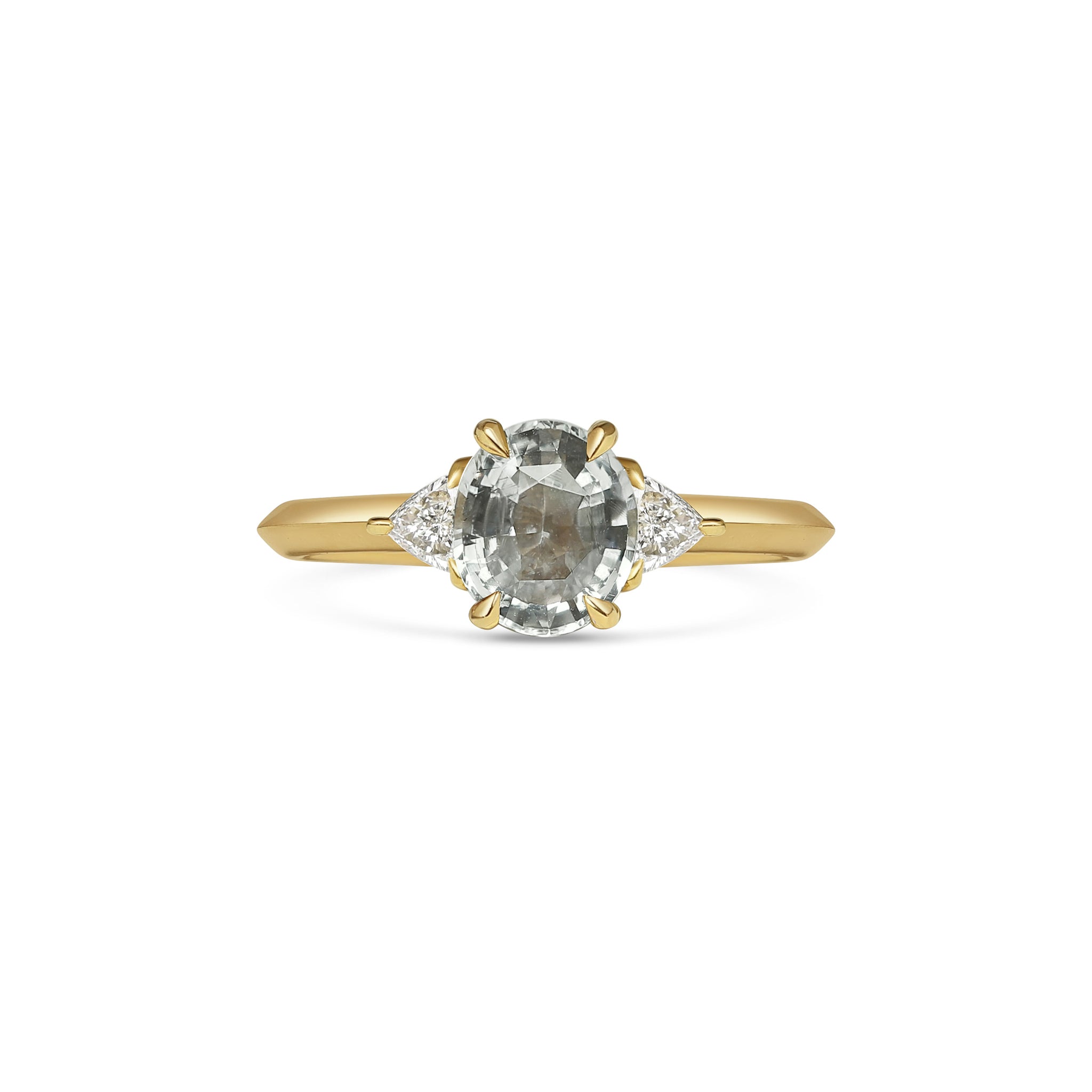 The X - Cotuhe Ring by East London jeweller Rachel Boston | Discover our collections of unique and timeless engagement rings, wedding rings, and modern fine jewellery.