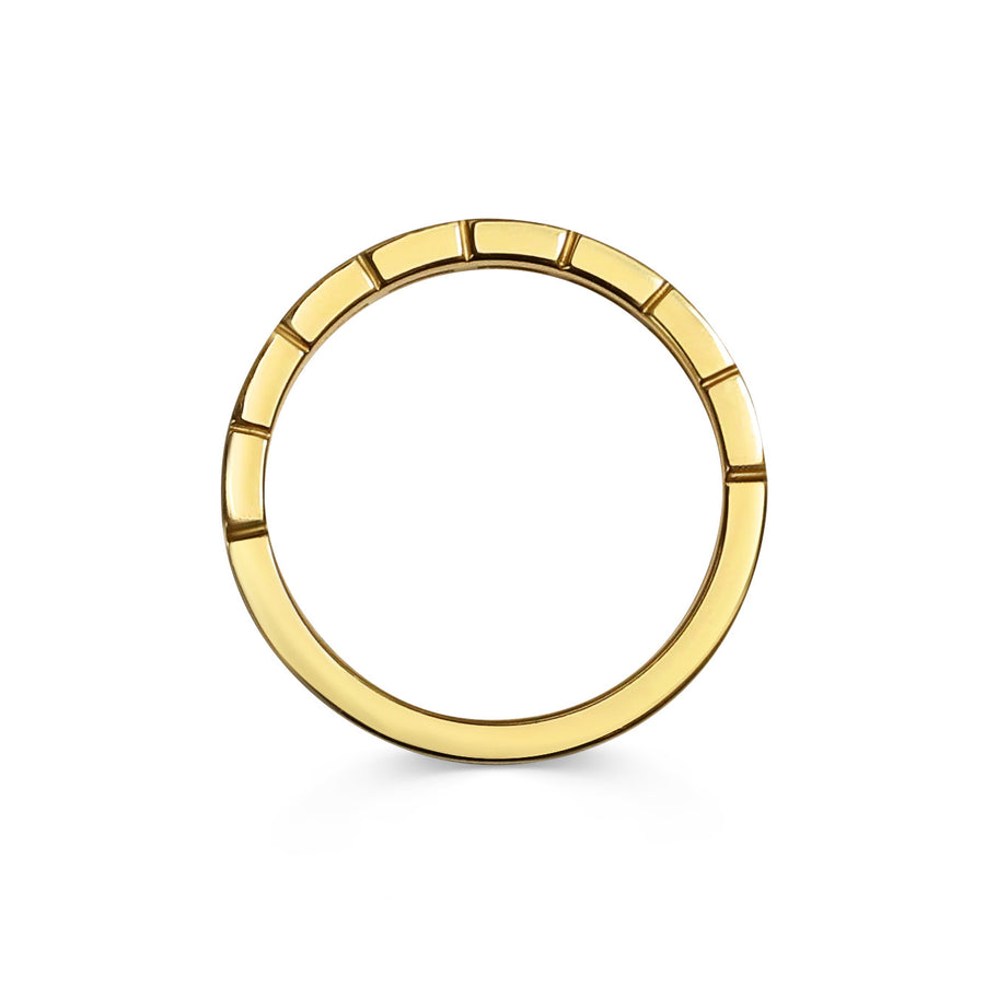 The Coved Mix Diamond Band by East London jeweller Rachel Boston | Discover our collections of unique and timeless engagement rings, wedding rings, and modern fine jewellery. - Rachel Boston Jewellery
