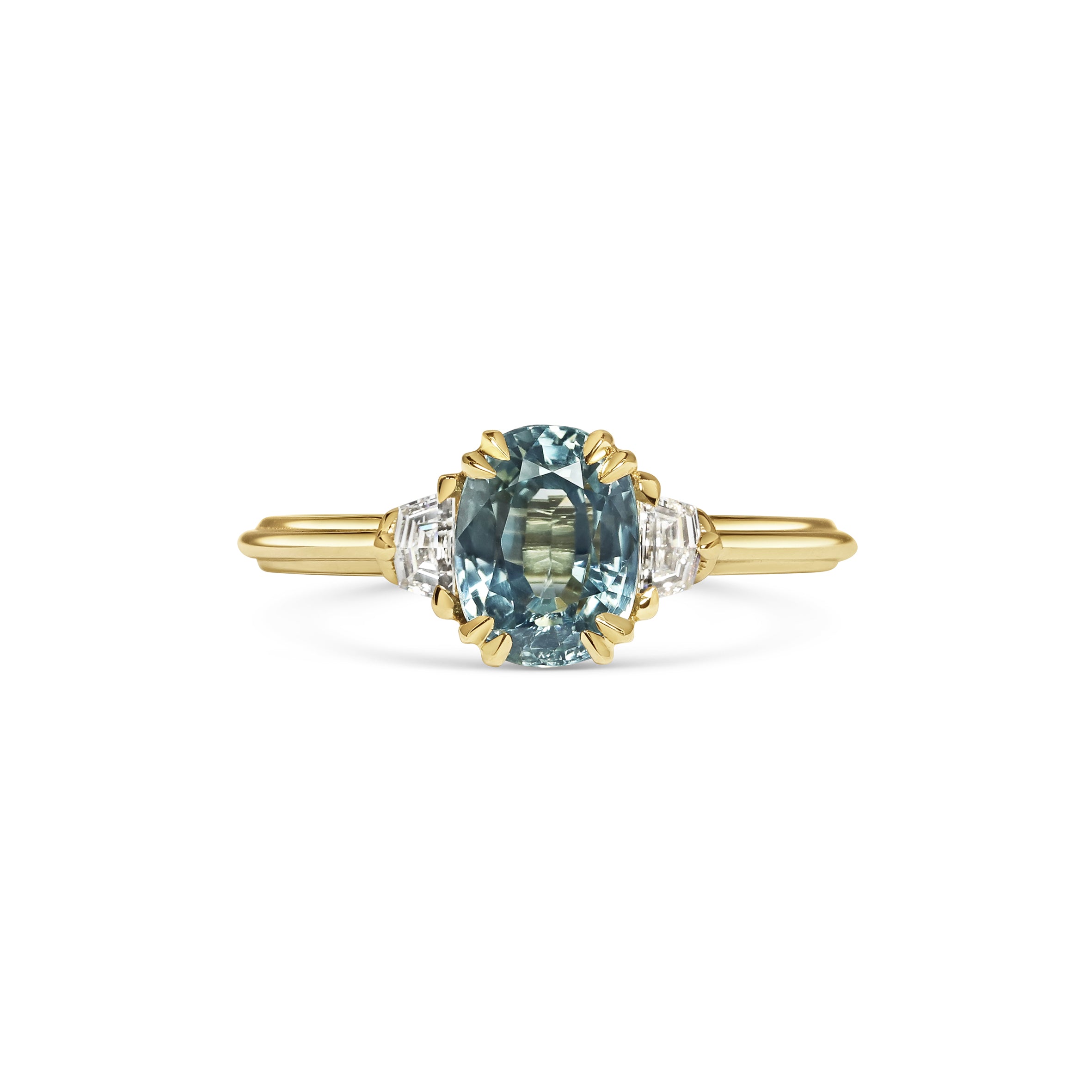 The X - Cristales Ring by East London jeweller Rachel Boston | Discover our collections of unique and timeless engagement rings, wedding rings, and modern fine jewellery.