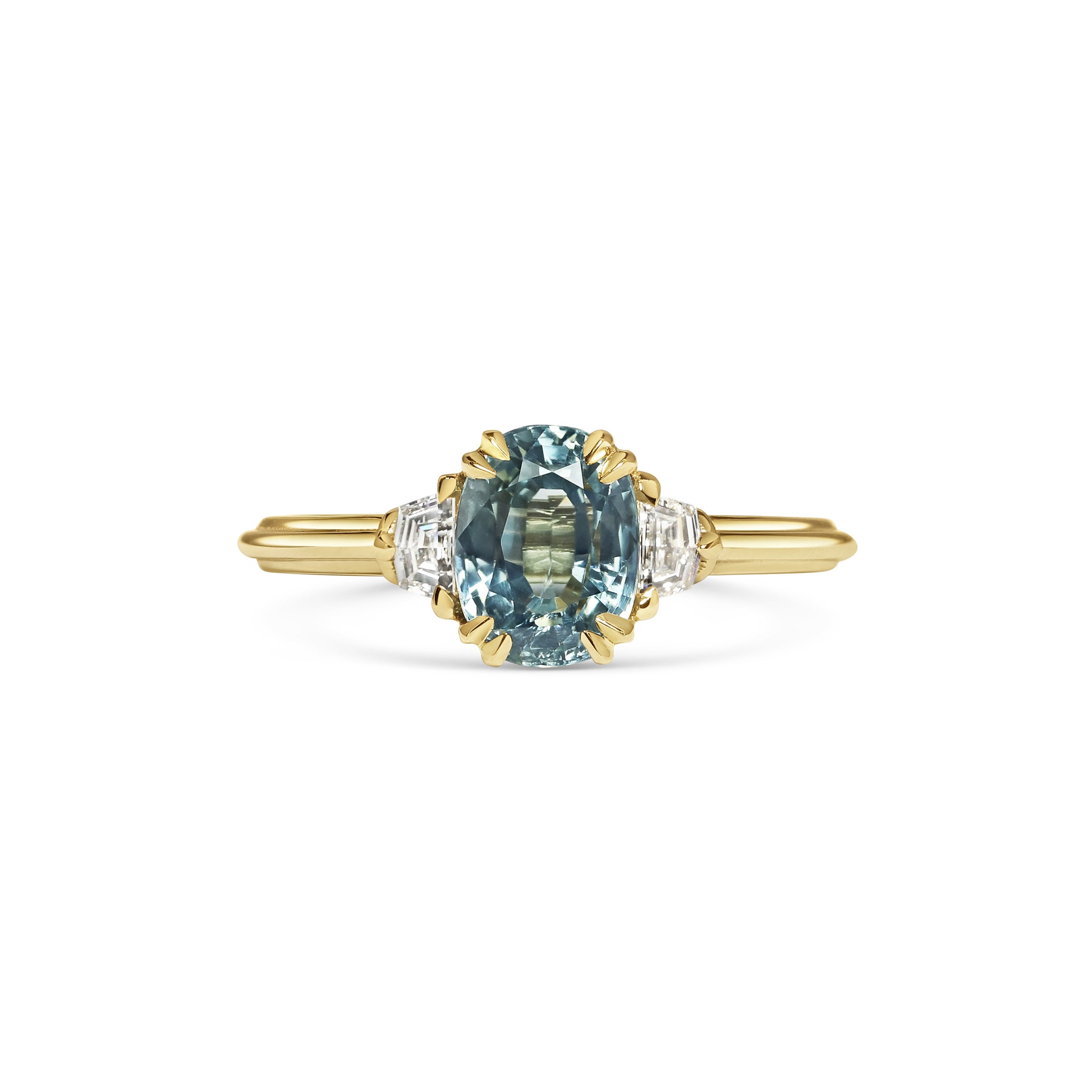 The Cristales Ring by East London jeweller Rachel Boston | Discover our collections of unique and timeless engagement rings, wedding rings, and modern fine jewellery.