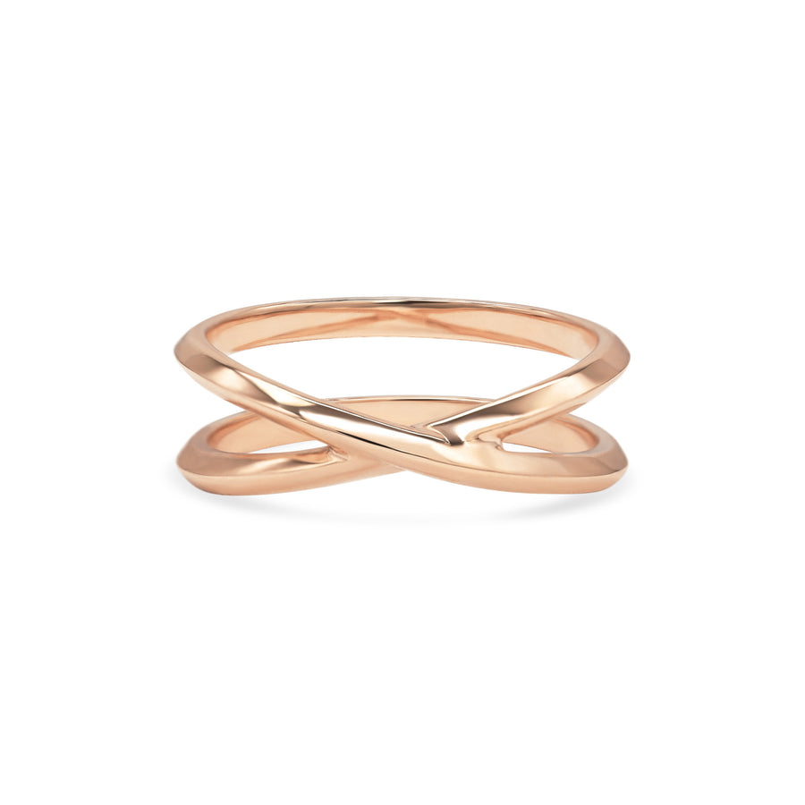 The Cross Ring by East London jeweller Rachel Boston | Discover our collections of unique and timeless engagement rings, wedding rings, and modern fine jewellery. - Rachel Boston Jewellery