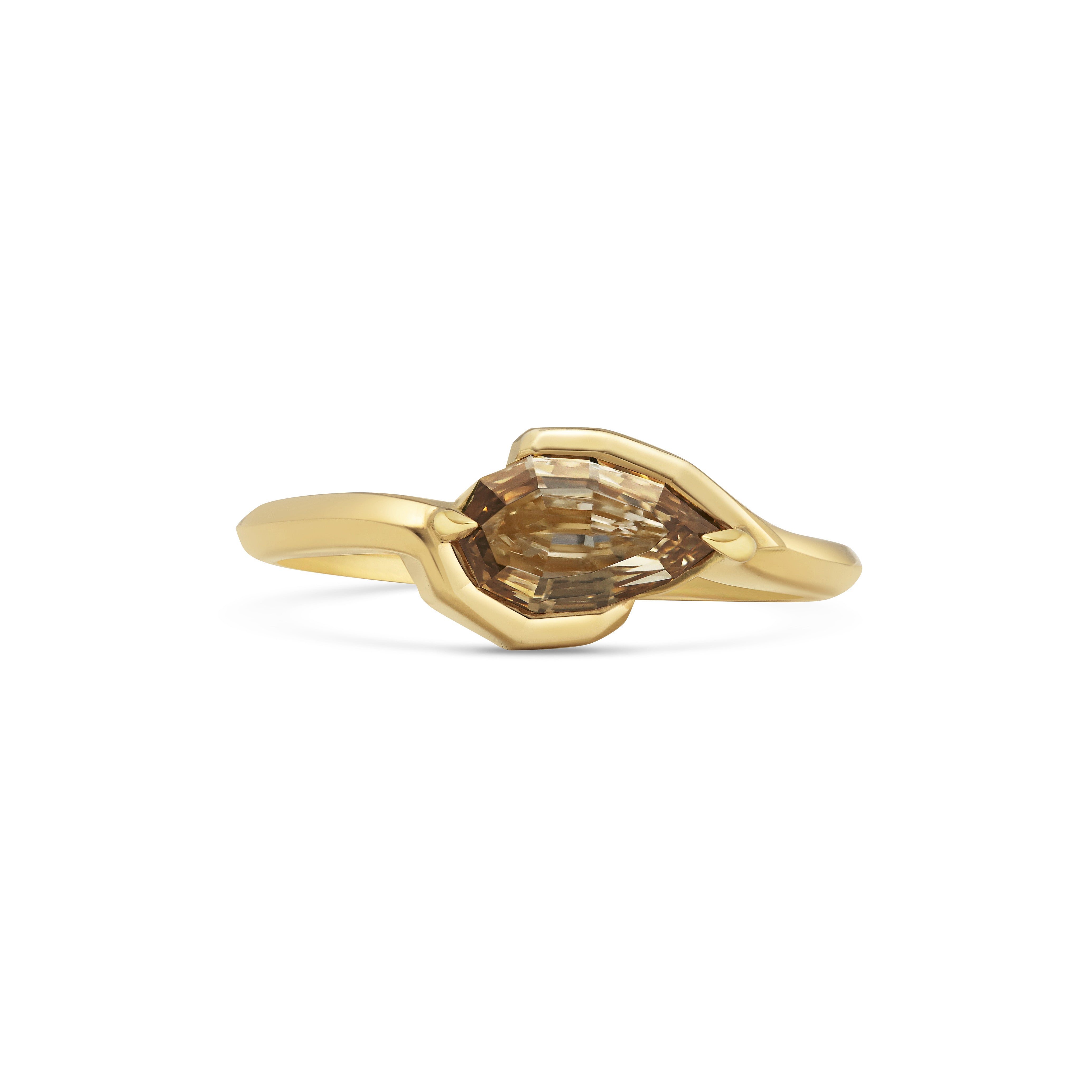 The Current Ring by East London jeweller Rachel Boston | Discover our collections of unique and timeless engagement rings, wedding rings, and modern fine jewellery.