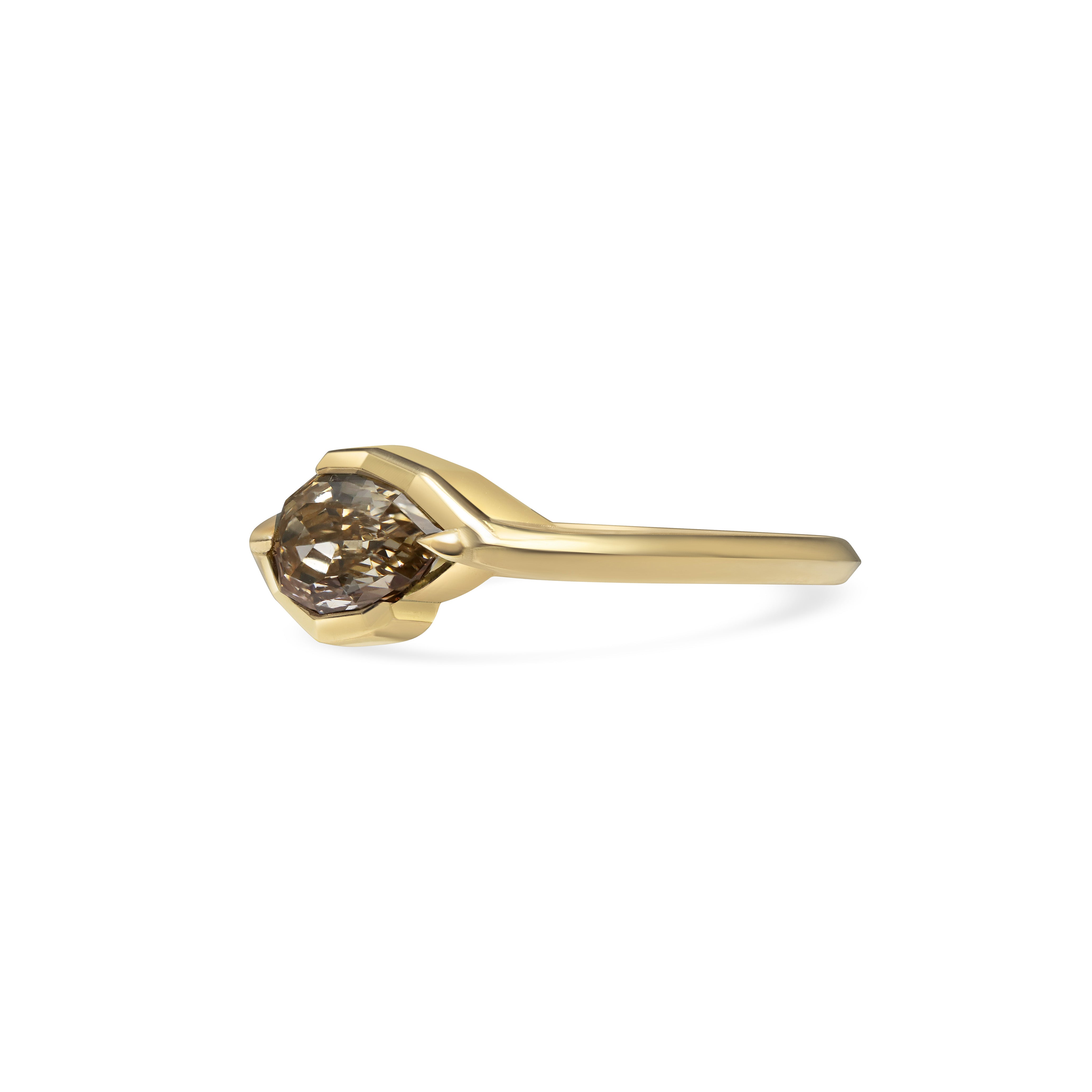 The Current Ring by East London jeweller Rachel Boston | Discover our collections of unique and timeless engagement rings, wedding rings, and modern fine jewellery.