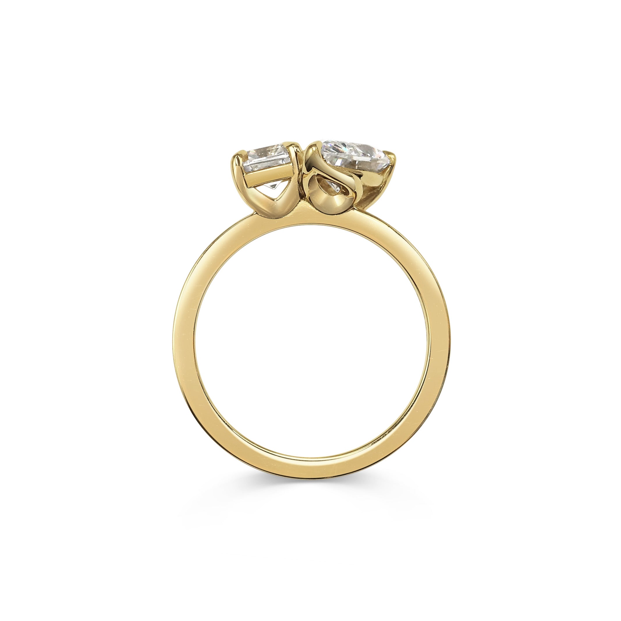The Darcy Ring by East London jeweller Rachel Boston | Discover our collections of unique and timeless engagement rings, wedding rings, and modern fine jewellery.