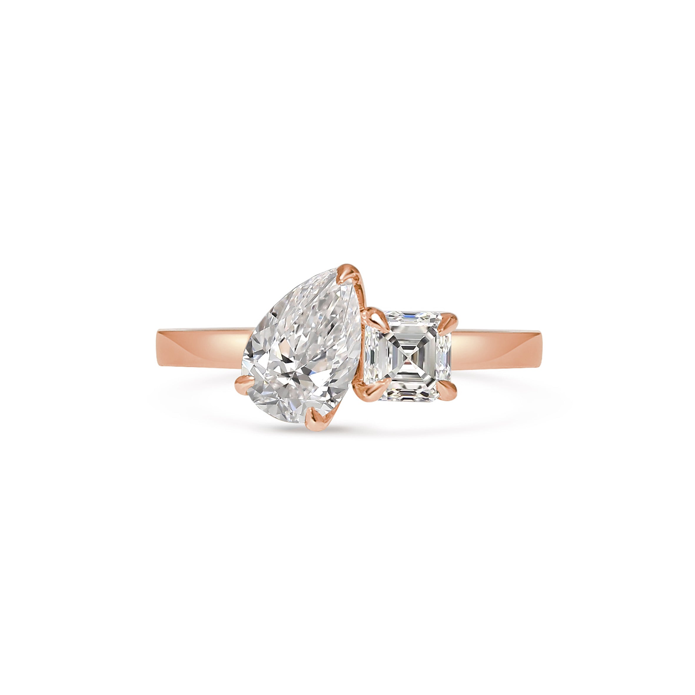 The Darcy Ring by East London jeweller Rachel Boston | Discover our collections of unique and timeless engagement rings, wedding rings, and modern fine jewellery.