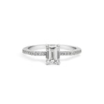 Deco Emerald Ring